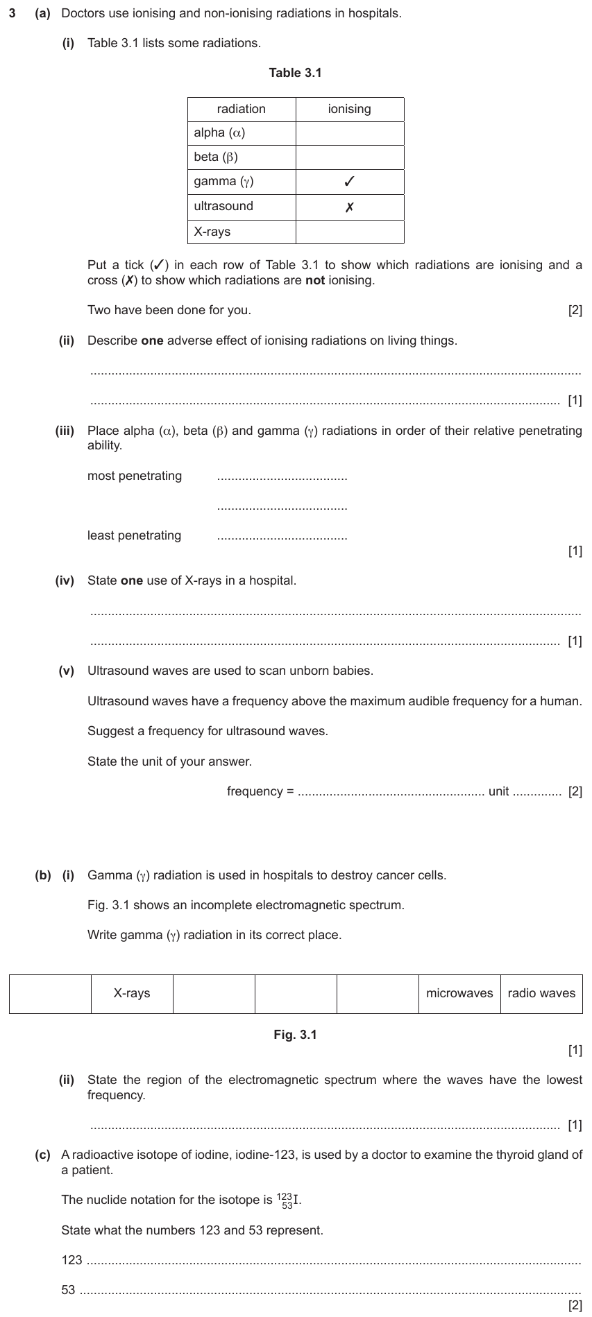 IGCSE 0654 Jun 2024 Paper 32 Question 3 — Sound