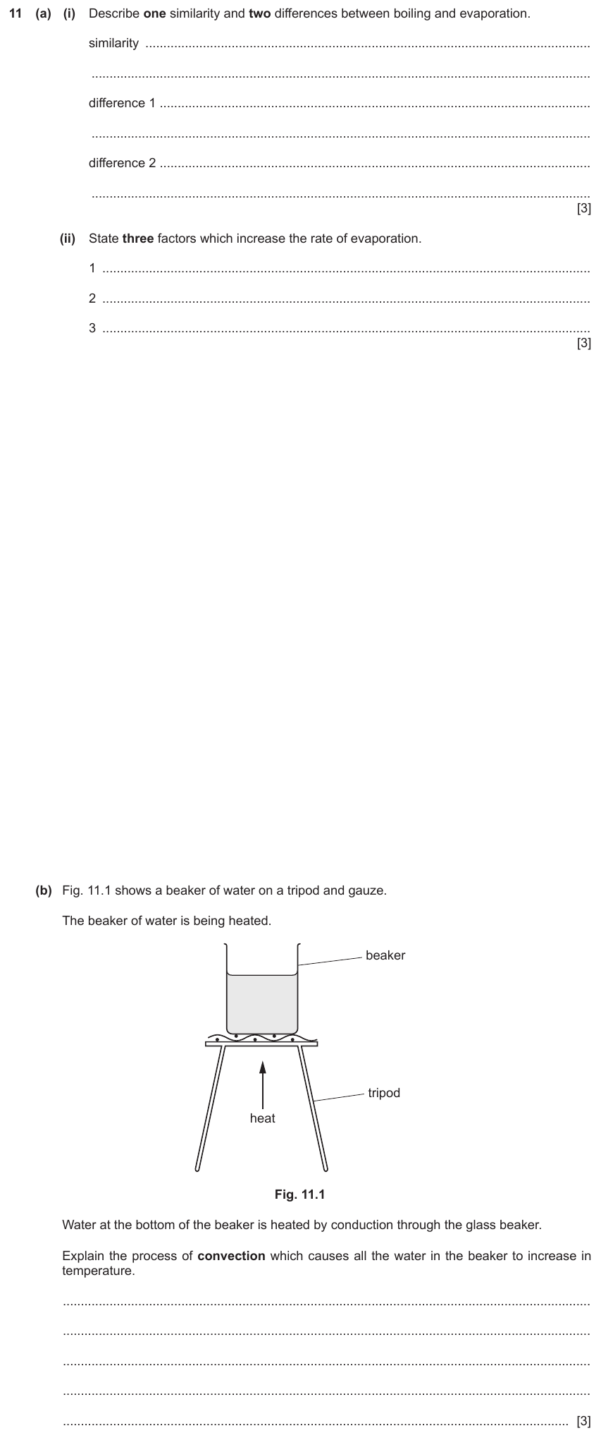 IGCSE 0654 Jun 2025 Paper 41 Question 11 — Changes of state