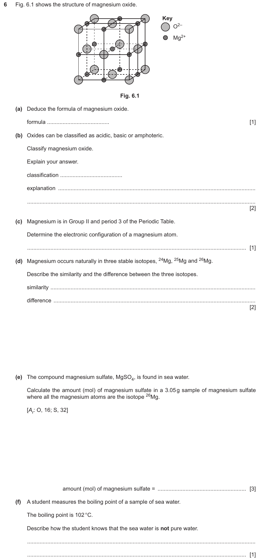 IGCSE 0654 Jun 2025 Paper 43 Question 6 — Isotopes