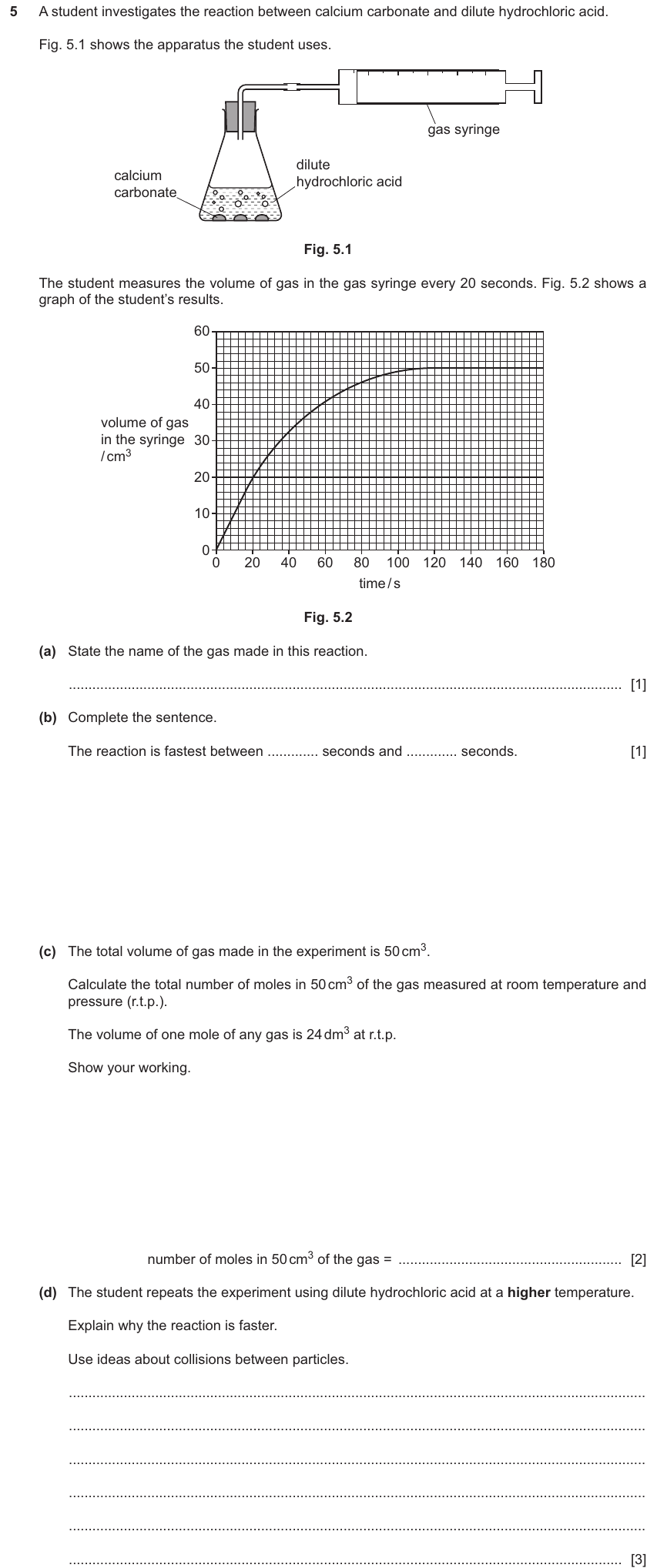 IGCSE 0654 Nov 2024 Paper 43 Question 5 — Relative formula mass & the mole