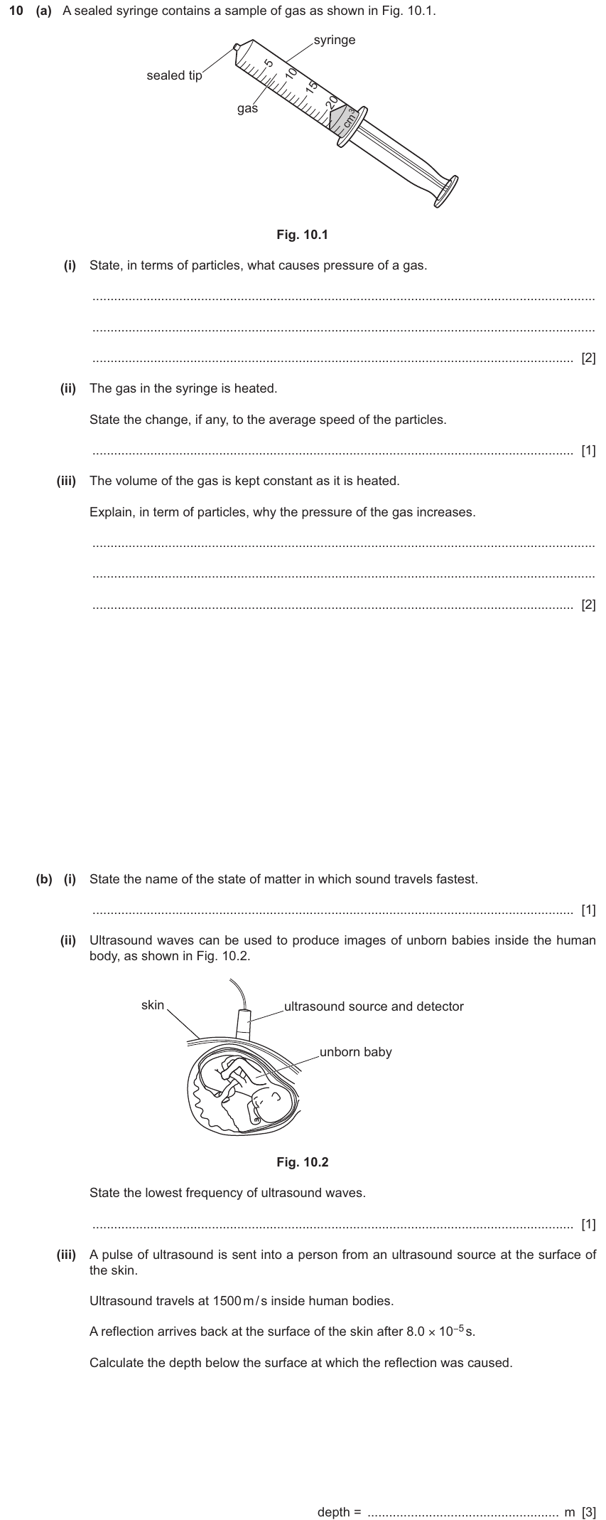 IGCSE 0654 Nov 2025 Paper 43 Question 10 — Sound