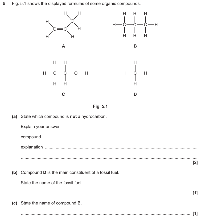 IGCSE 0654 Nov 2025 Paper 43 Question 5 — Polymers