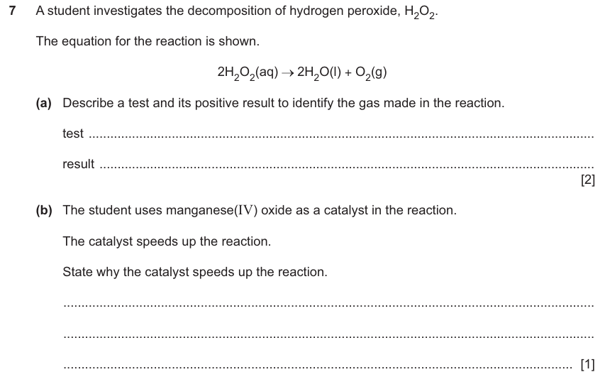 IGCSE 0654 Nov 2025 Paper 43 Question 7 — Exothermic & endothermic reactions
