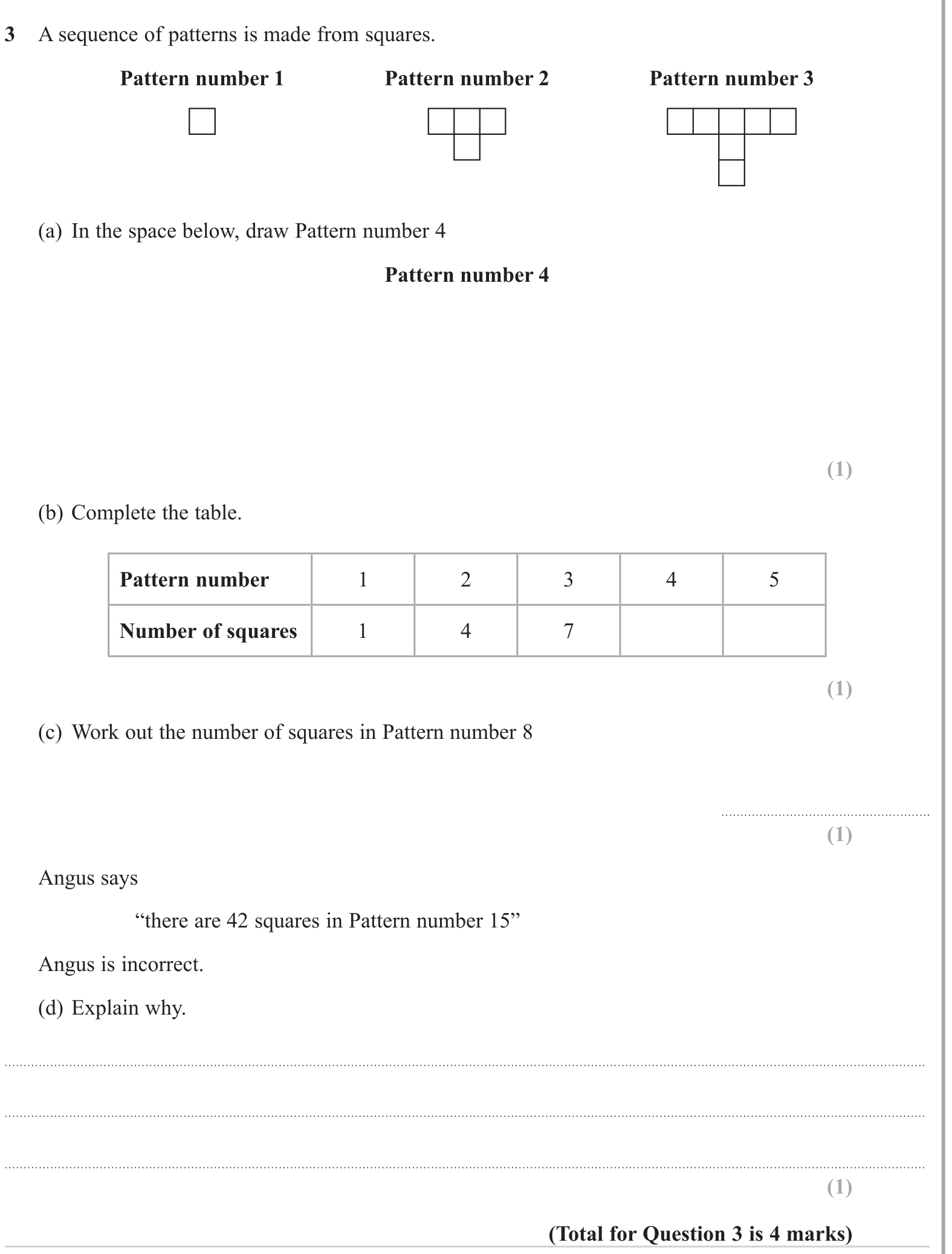 Sequences question 1