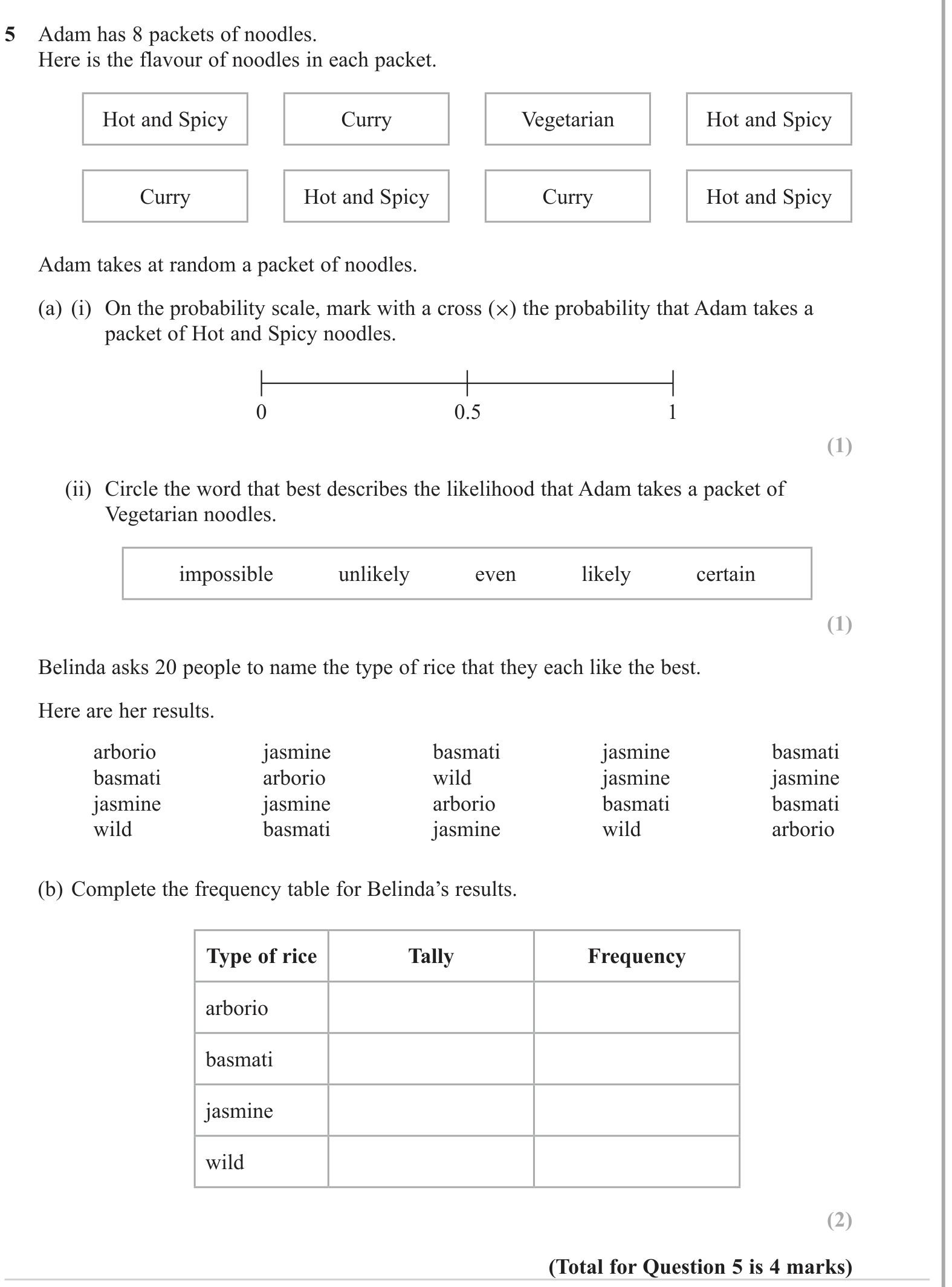 Multiple events question 1