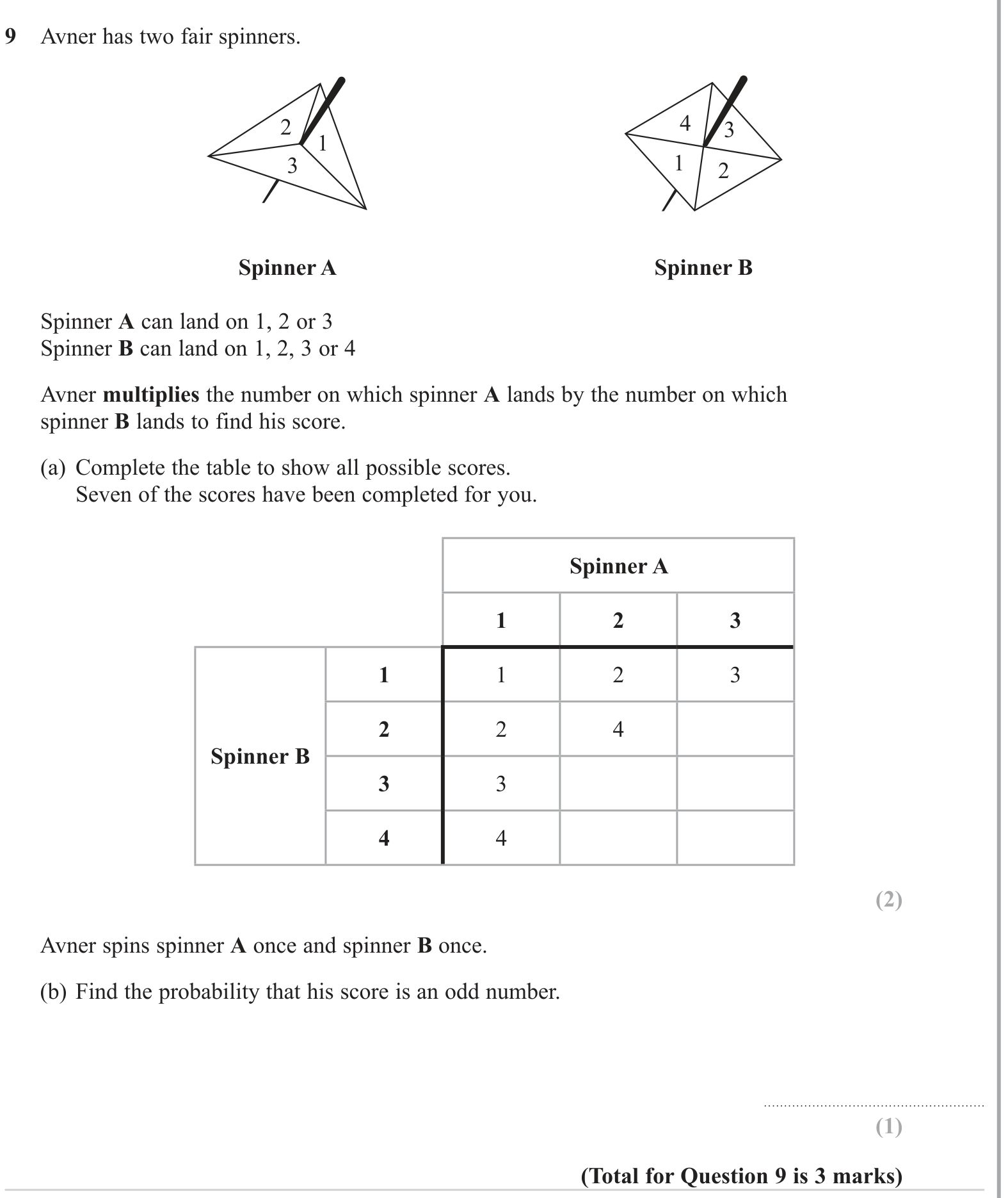 Multiple events question 2
