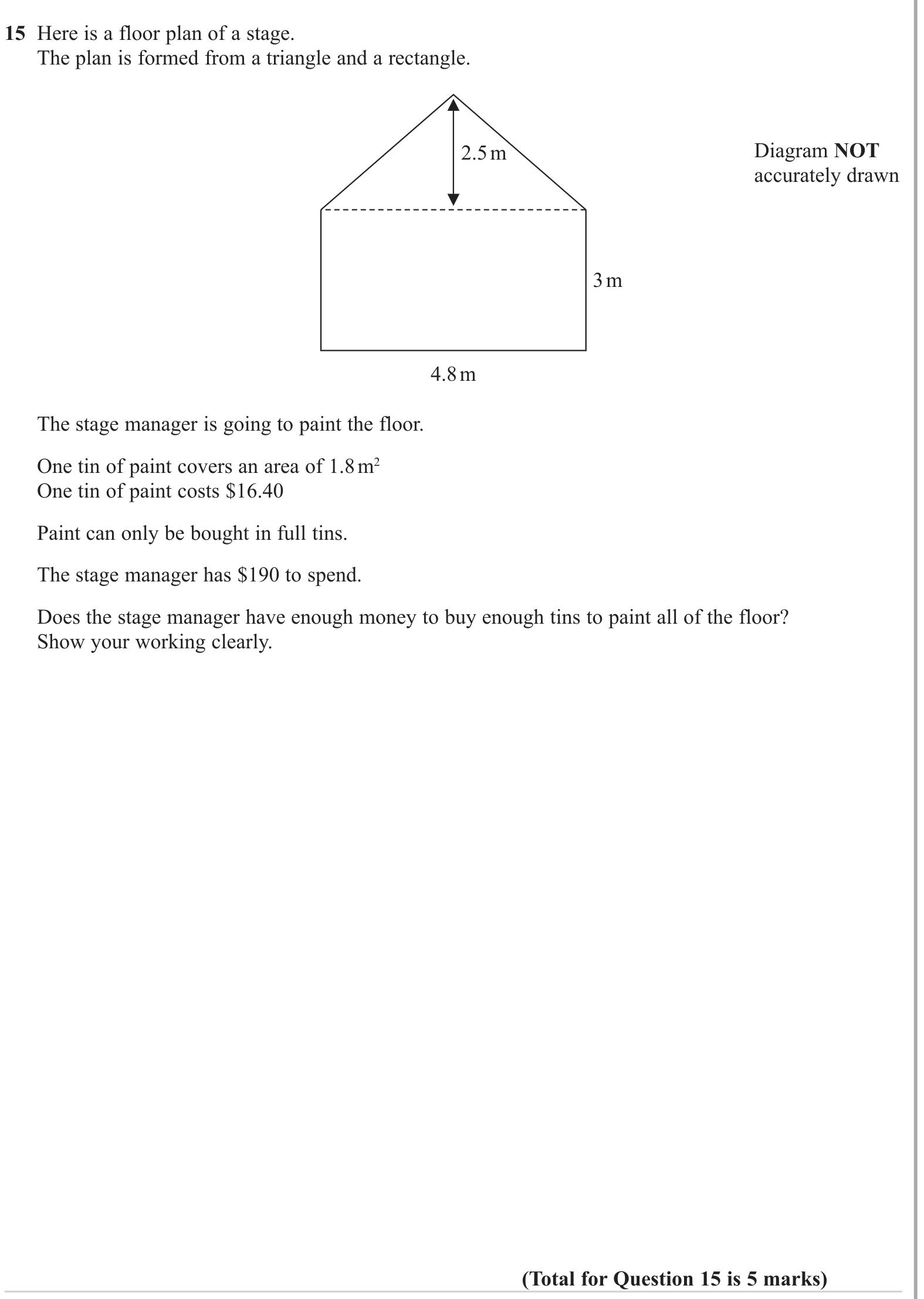 Perimeter and Area question 1