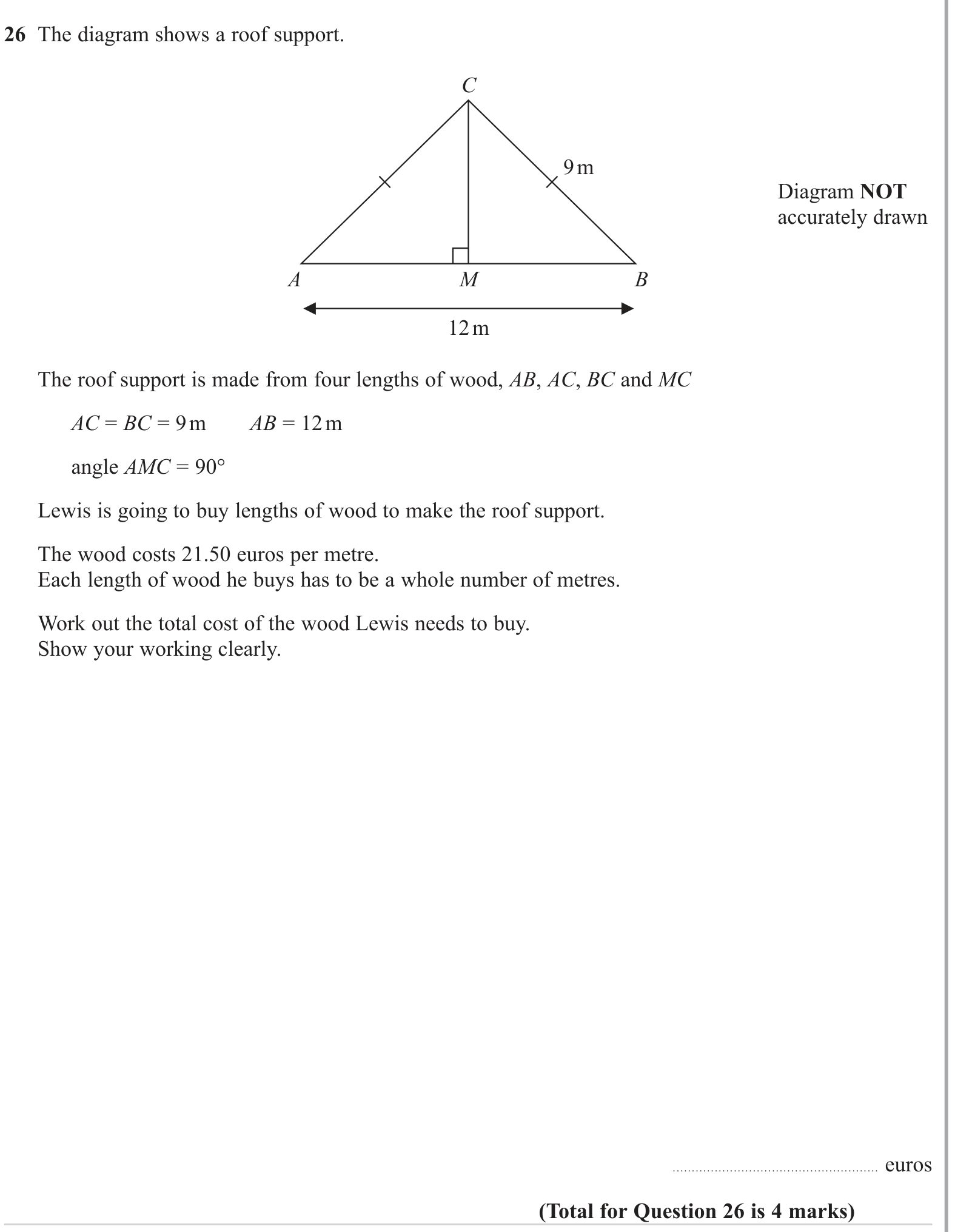 Perimeter and Area question 8