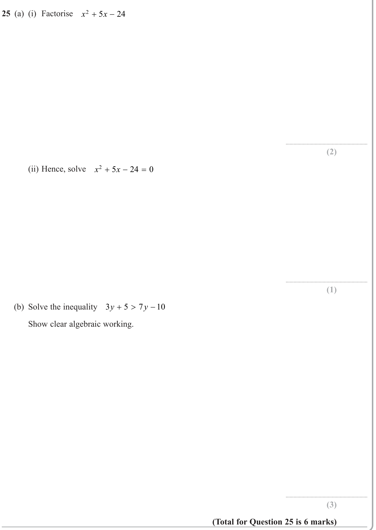Factorization question 3