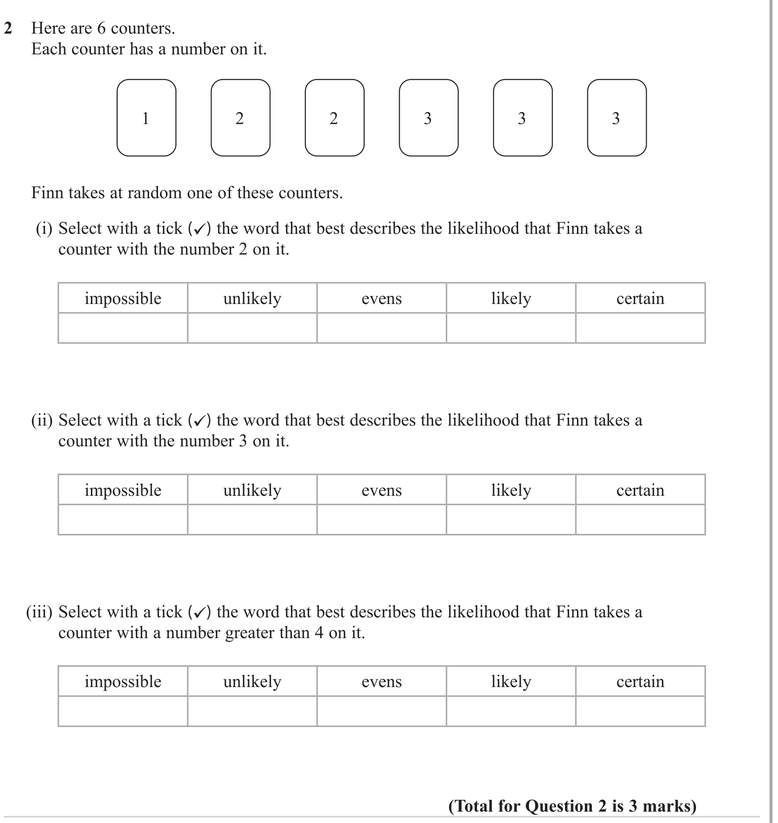 The four rules question 5