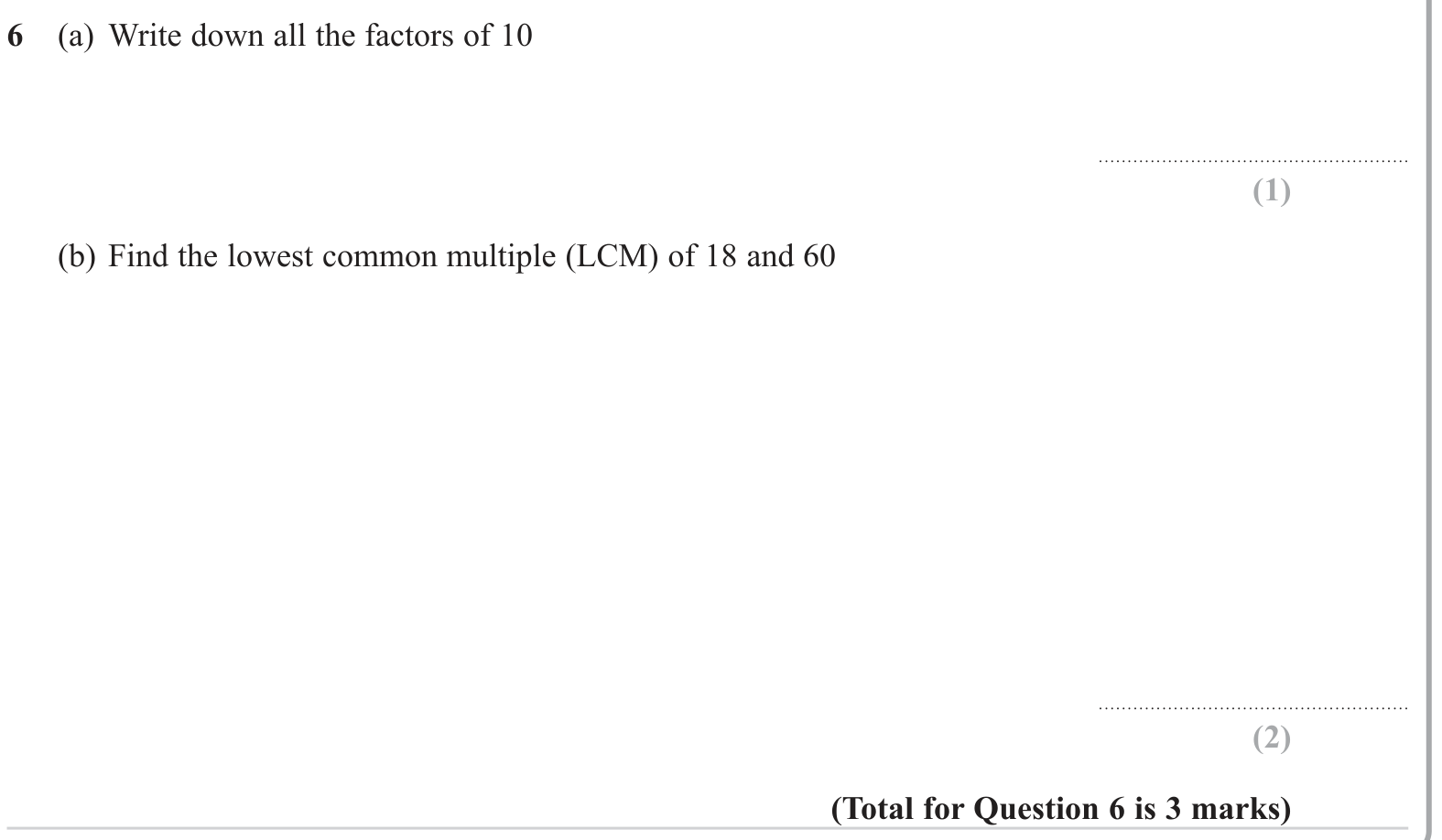 HCF and LCM question 5