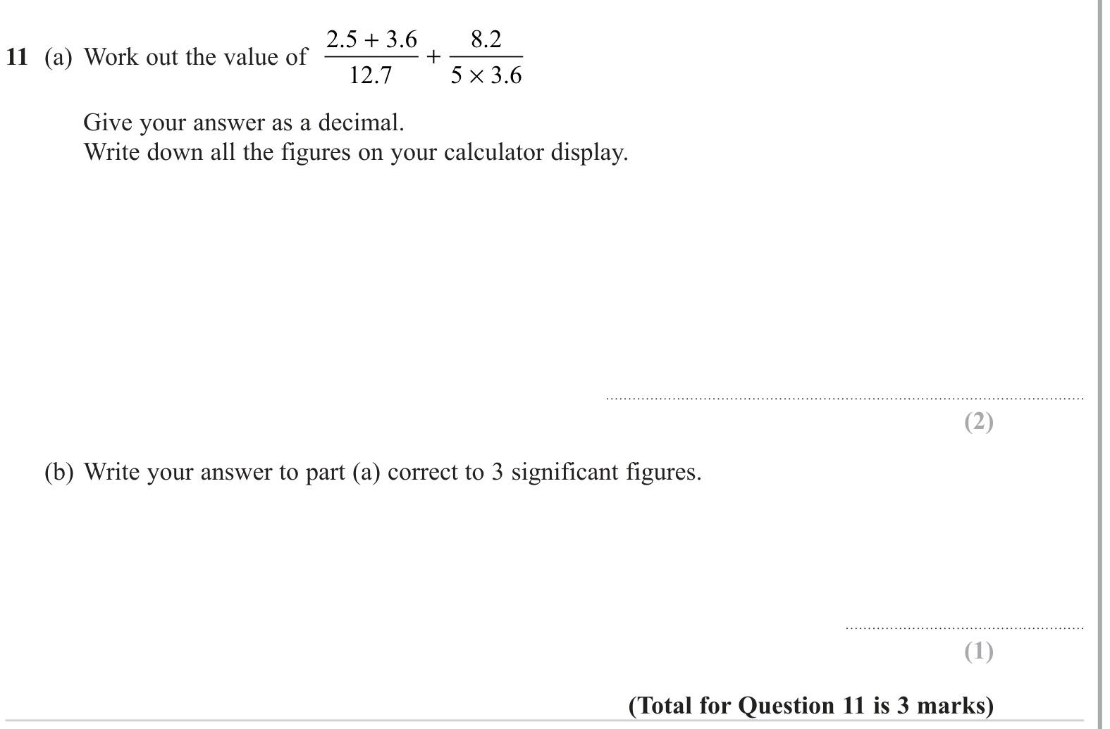 Rounding and Standard Form question 8