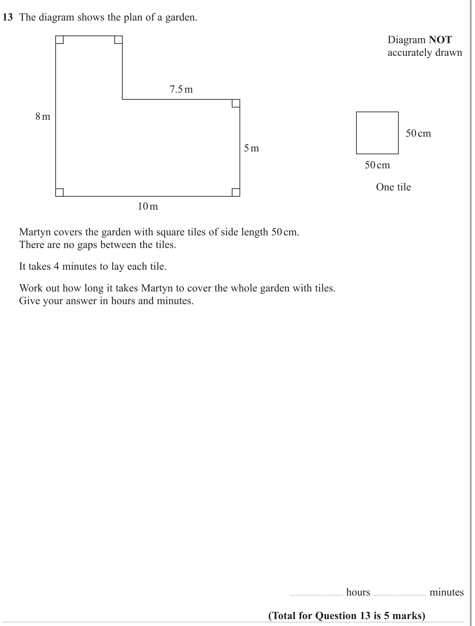 Speed, distance, time problems question 2
