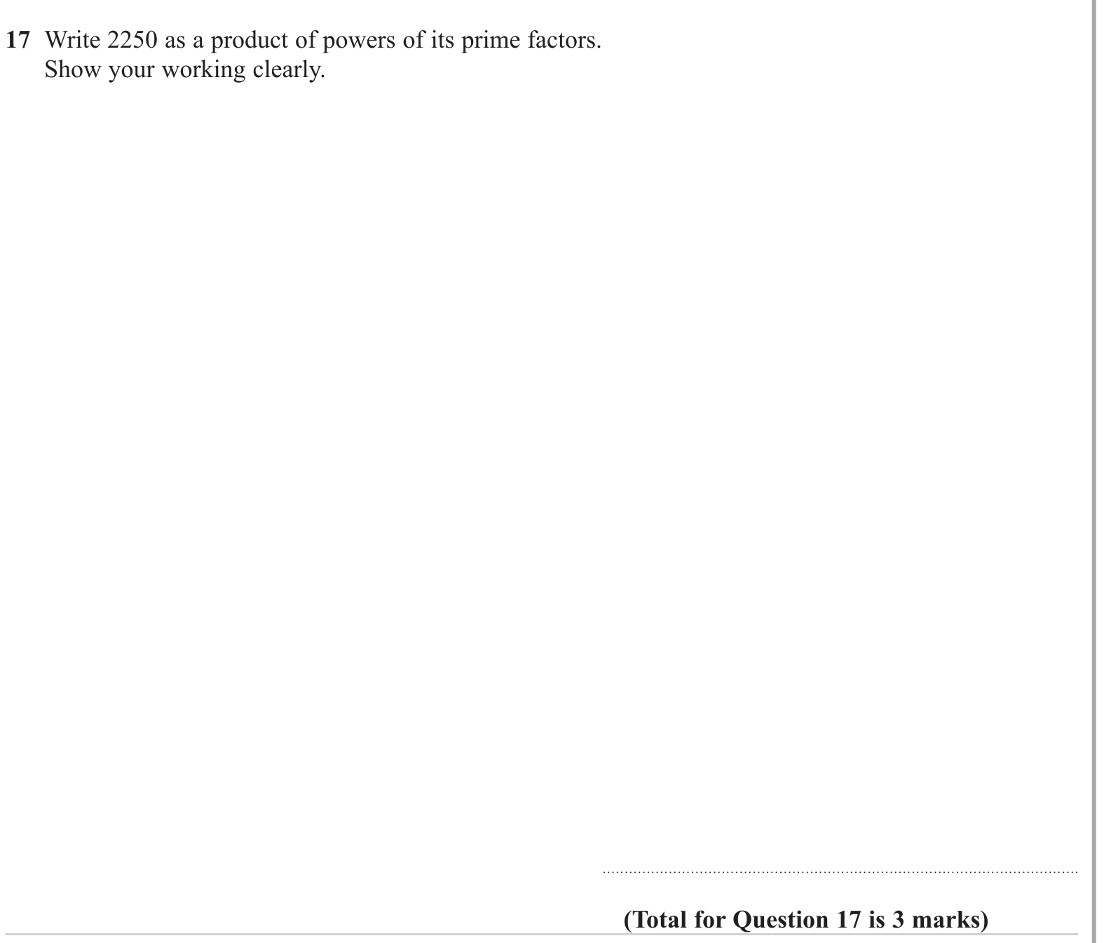Types of numbers question 7
