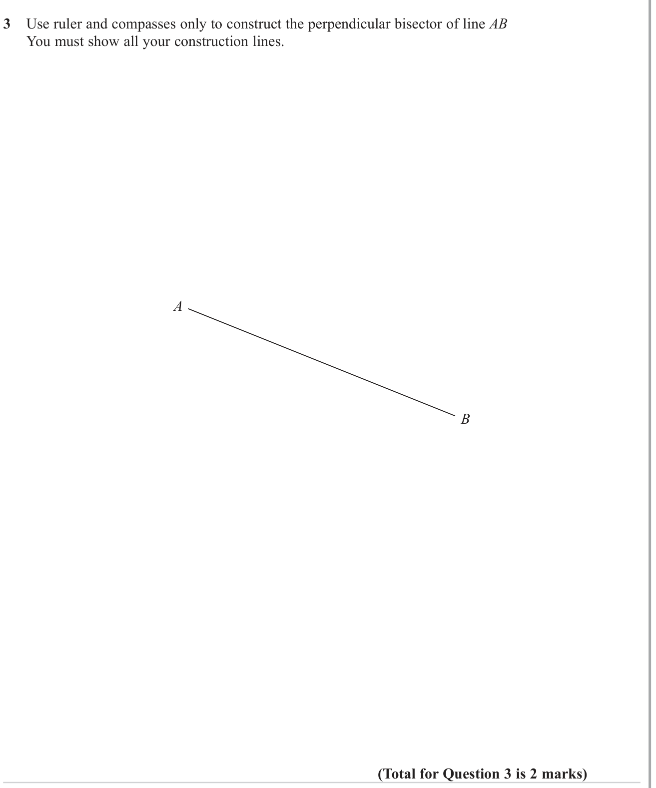 Construction & measurement question 1