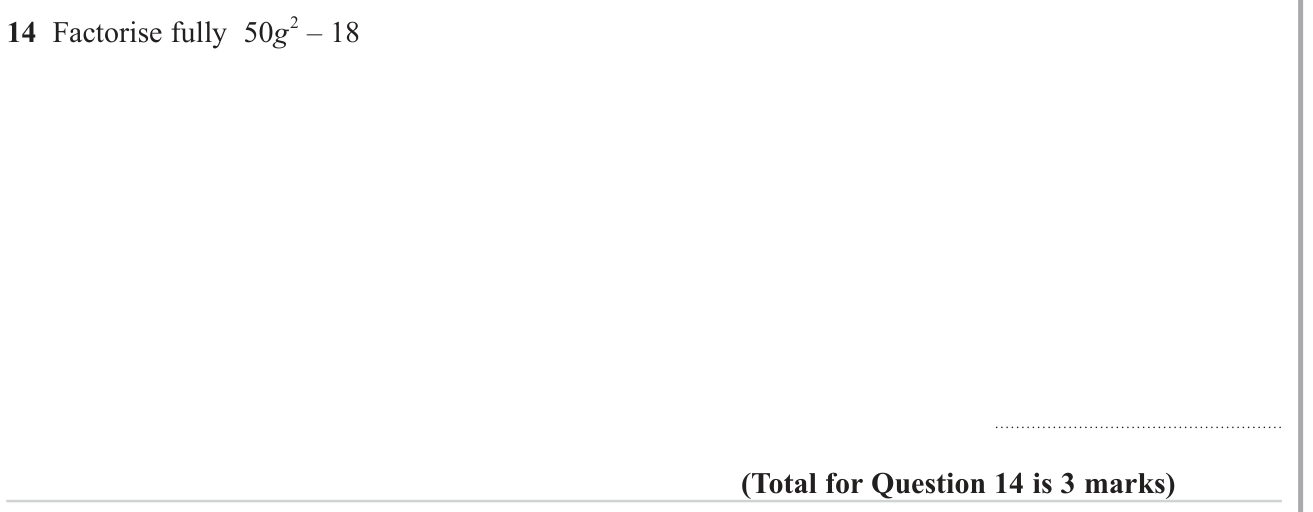 Factorization question 3