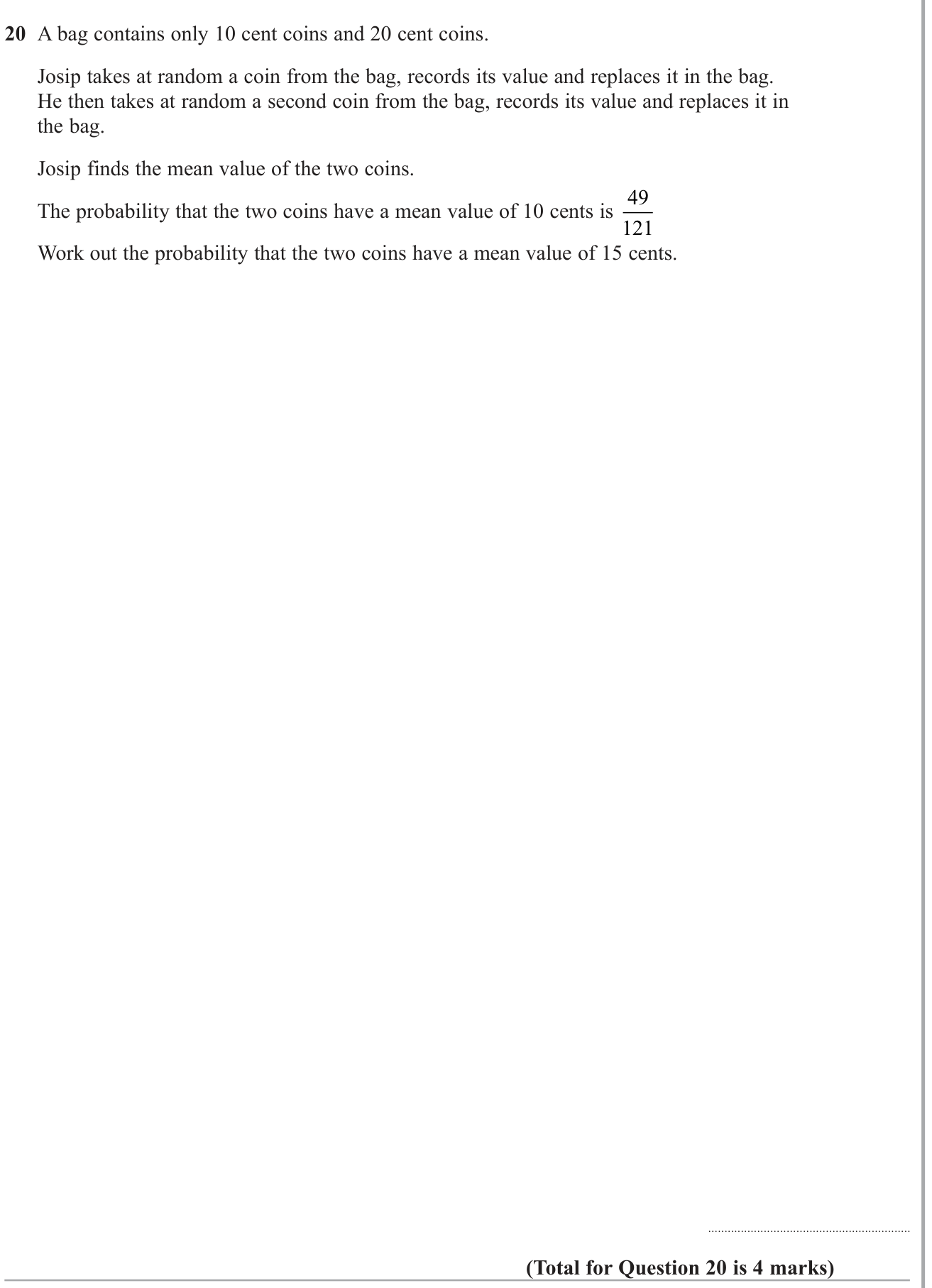 Multiple events question 2