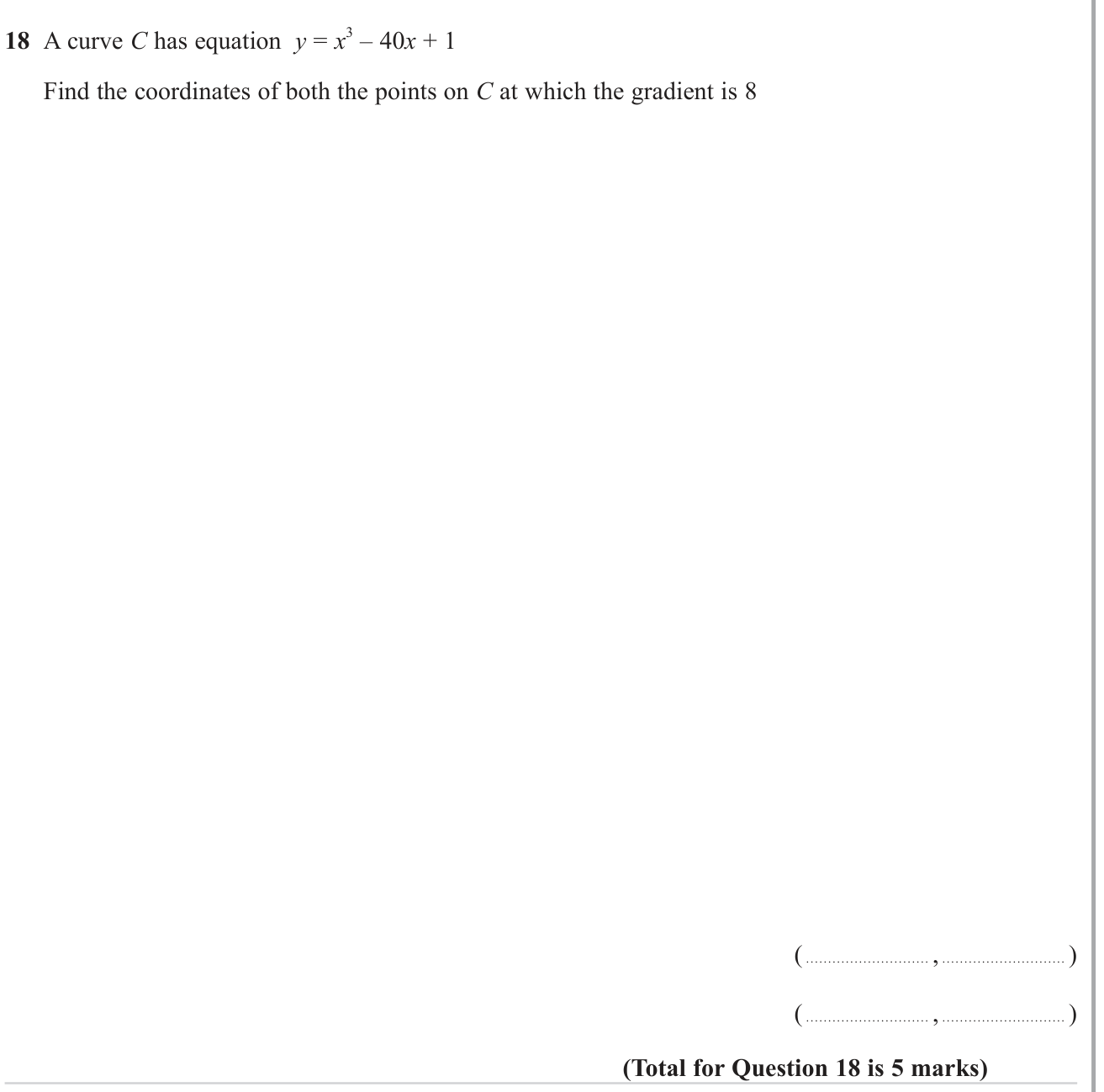 Calculus question 3
