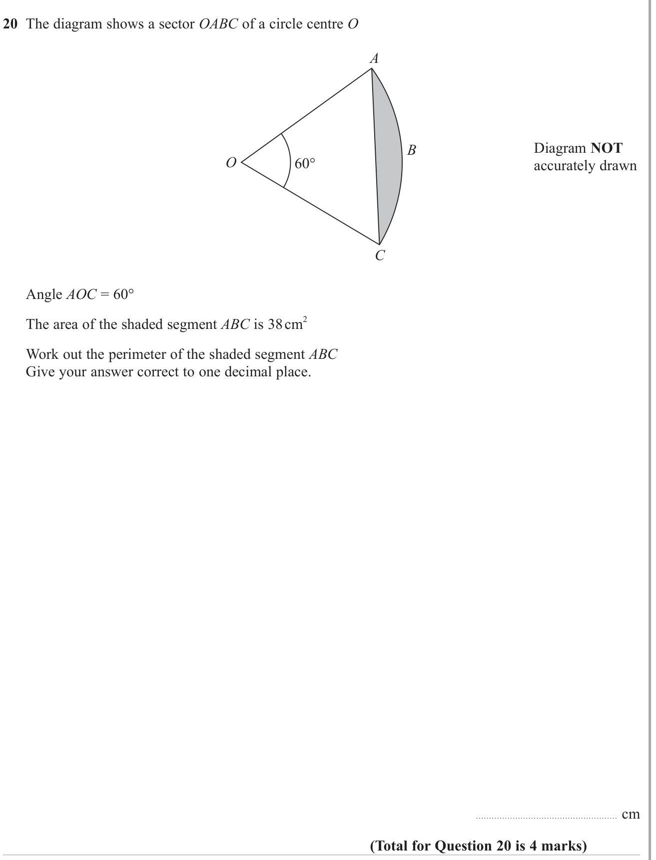 Perimeter and Area question 6