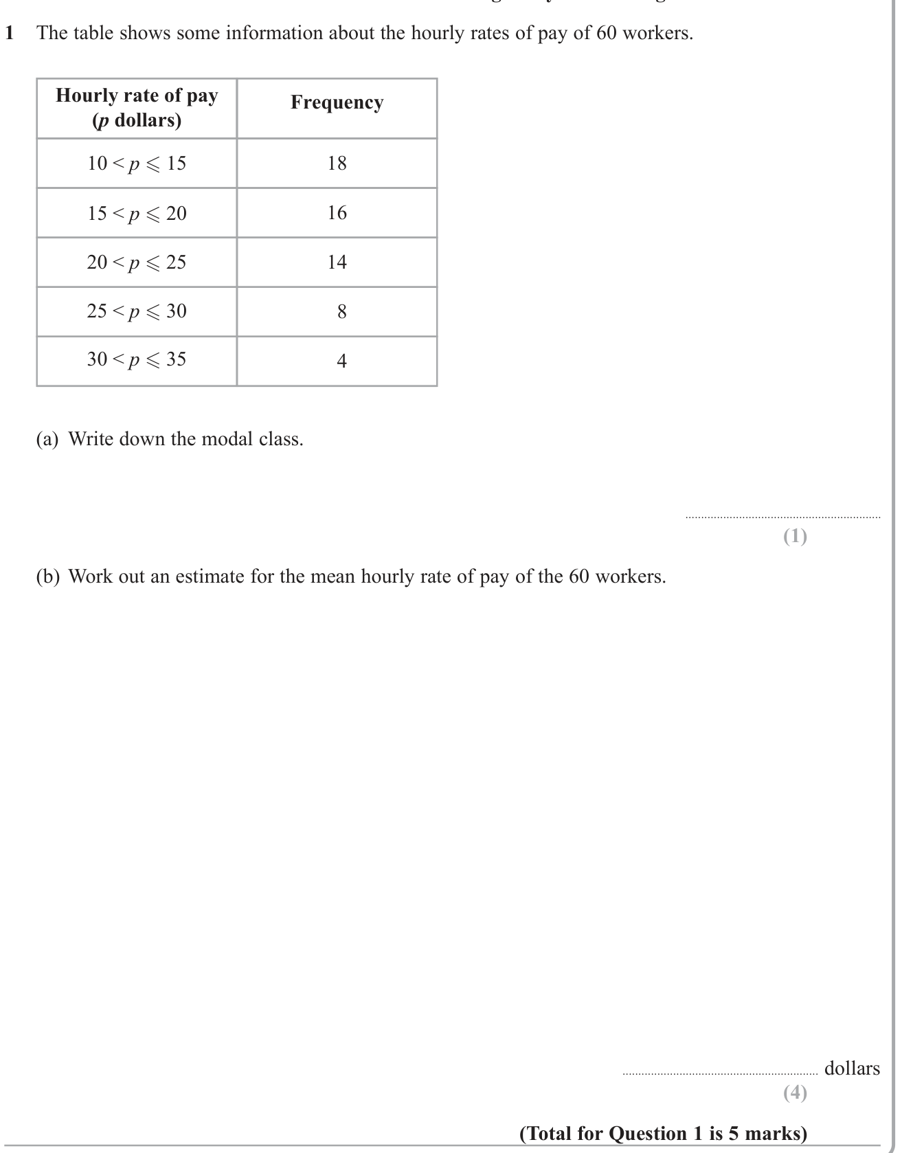 Grouped data question 2