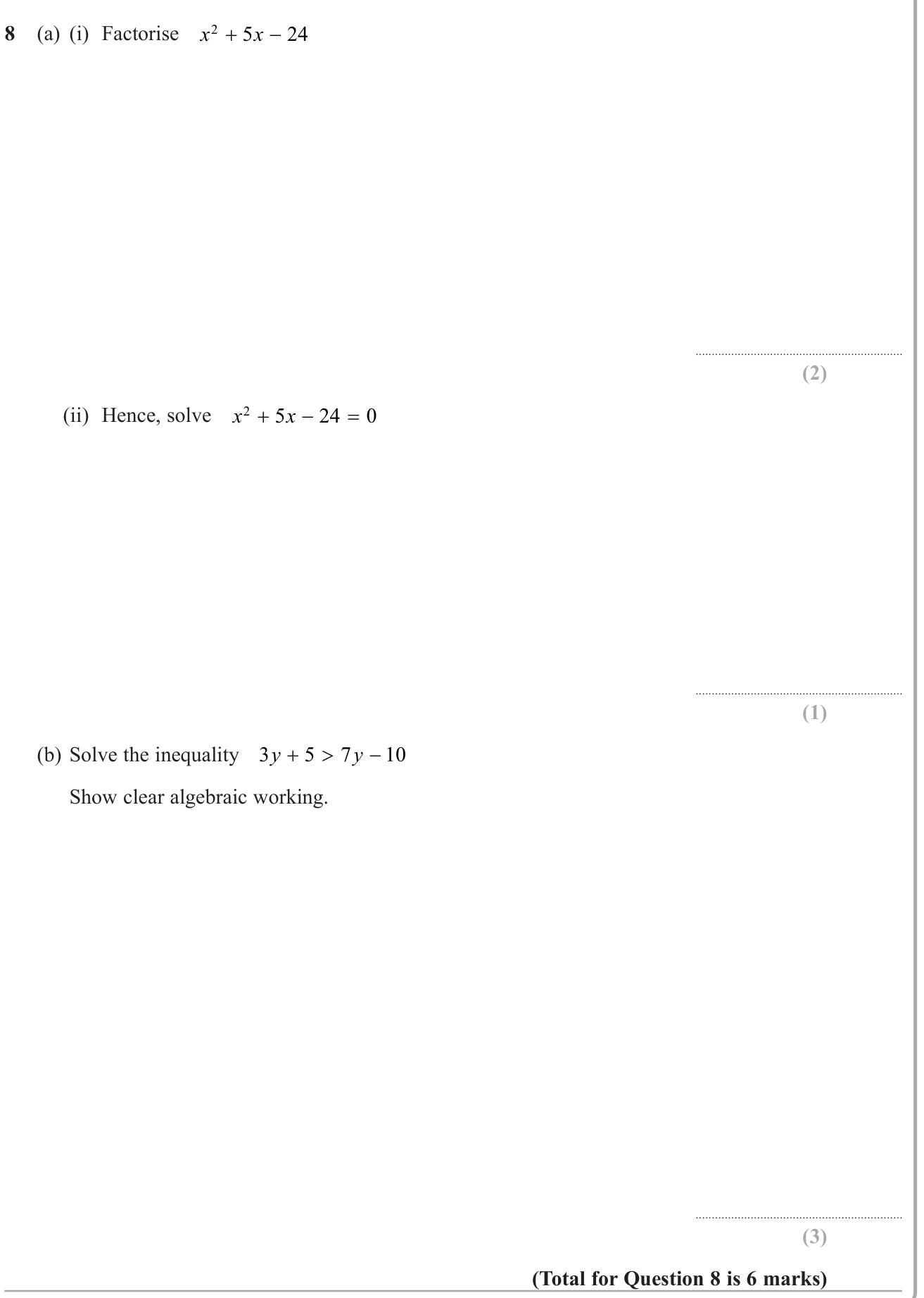 Factorization question 6