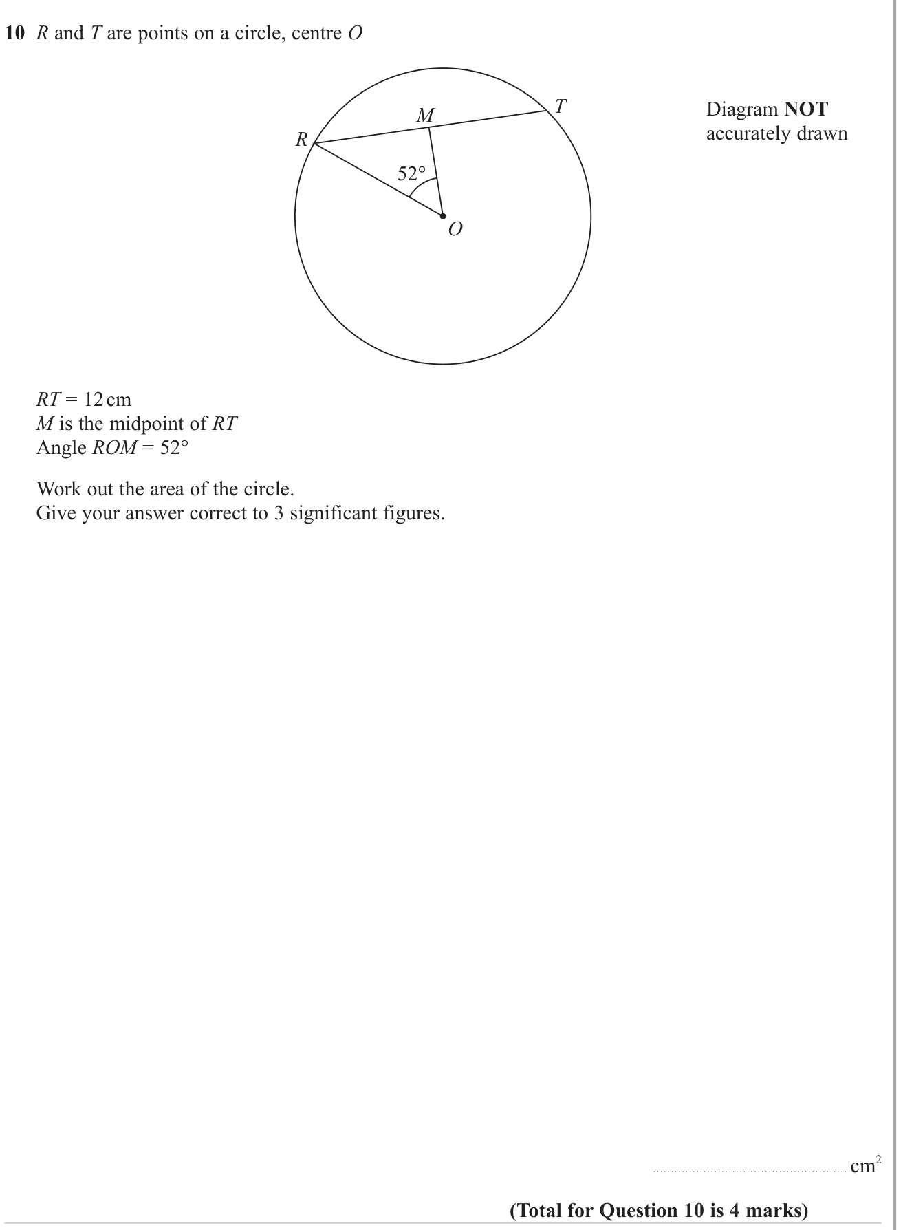 Circle theorems question 3