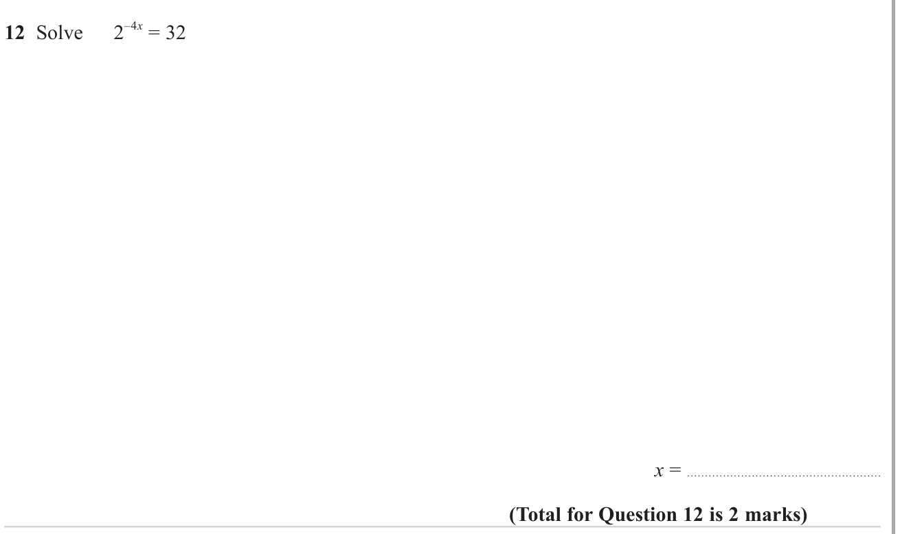 Index laws question 3