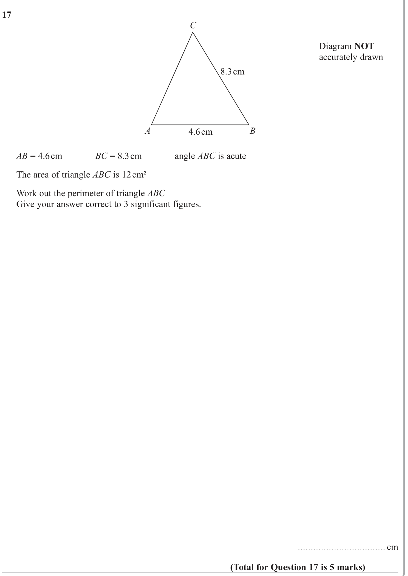 Angles using geometrical properties question 2