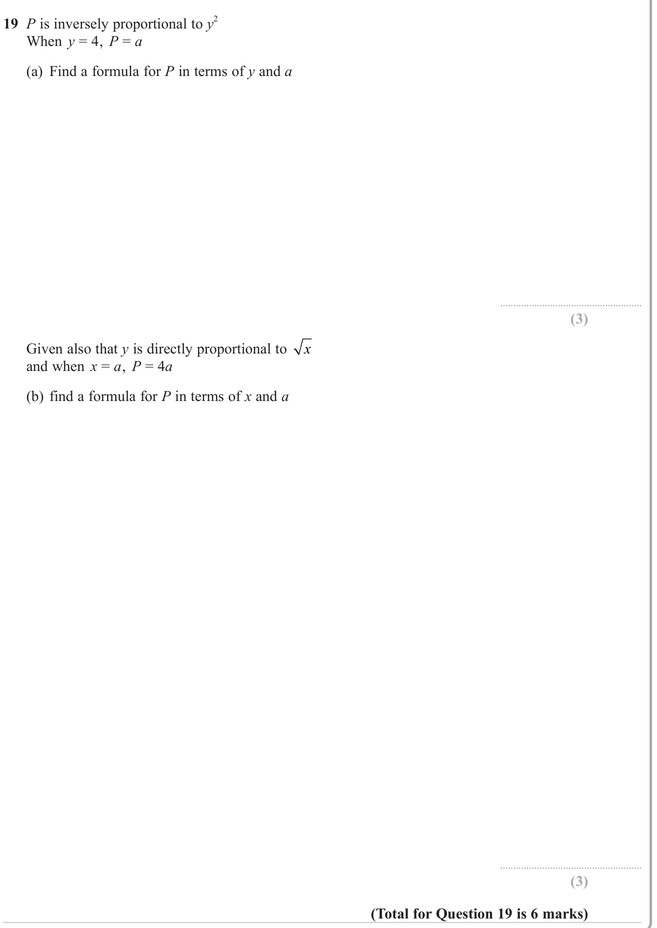 Rearranging formulae and substitution question 7