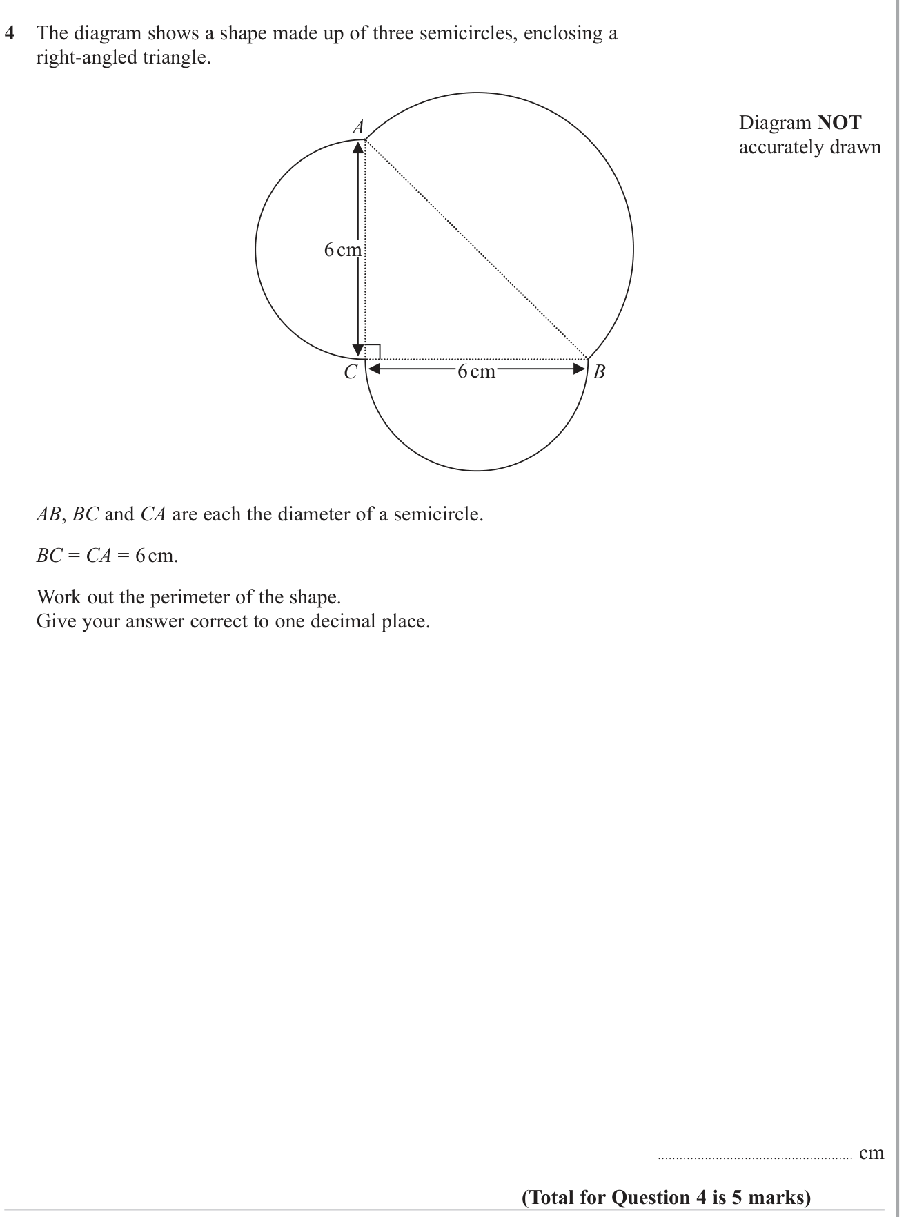 Perimeter and Area question 8