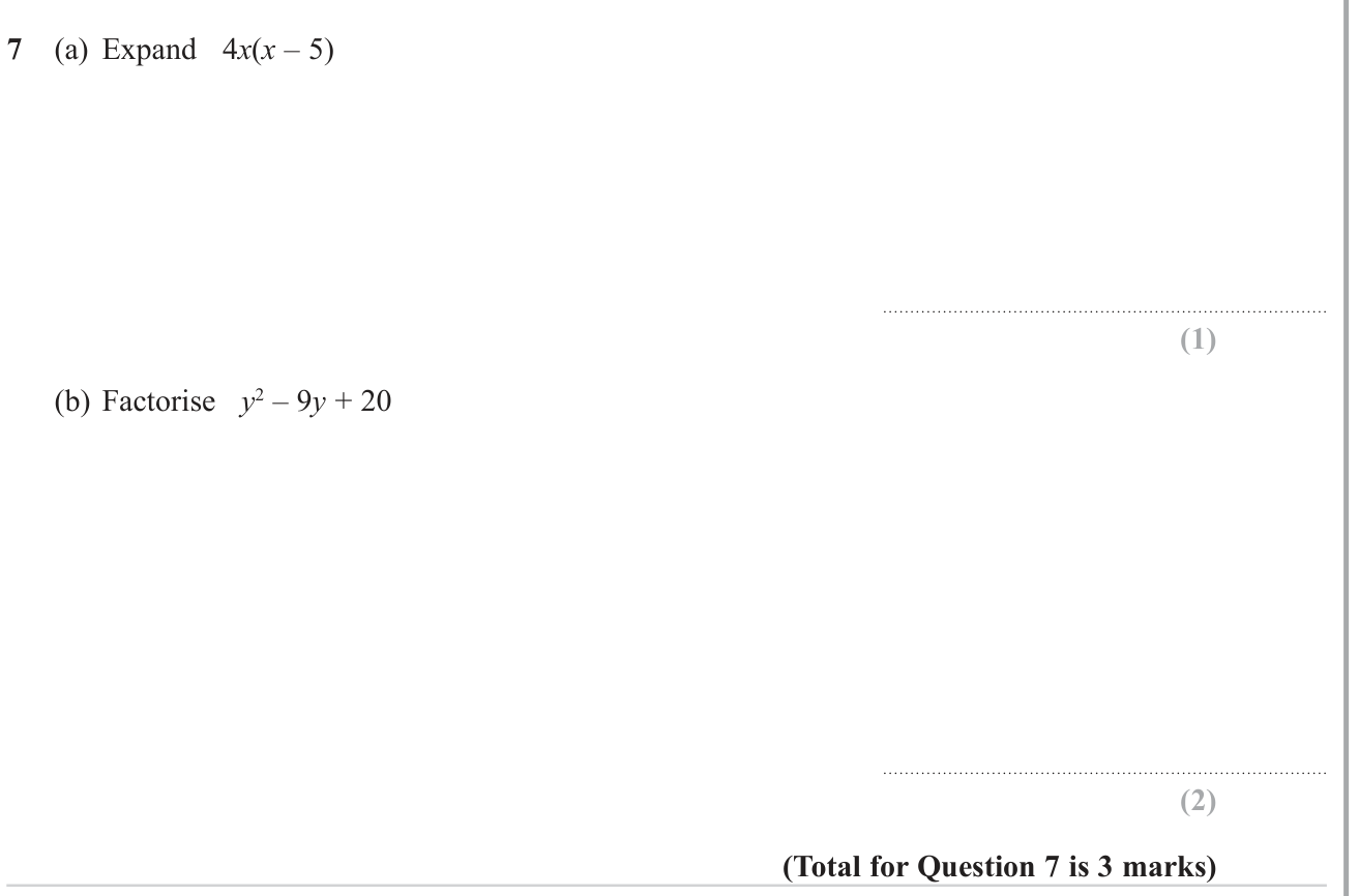 Factorization question 7