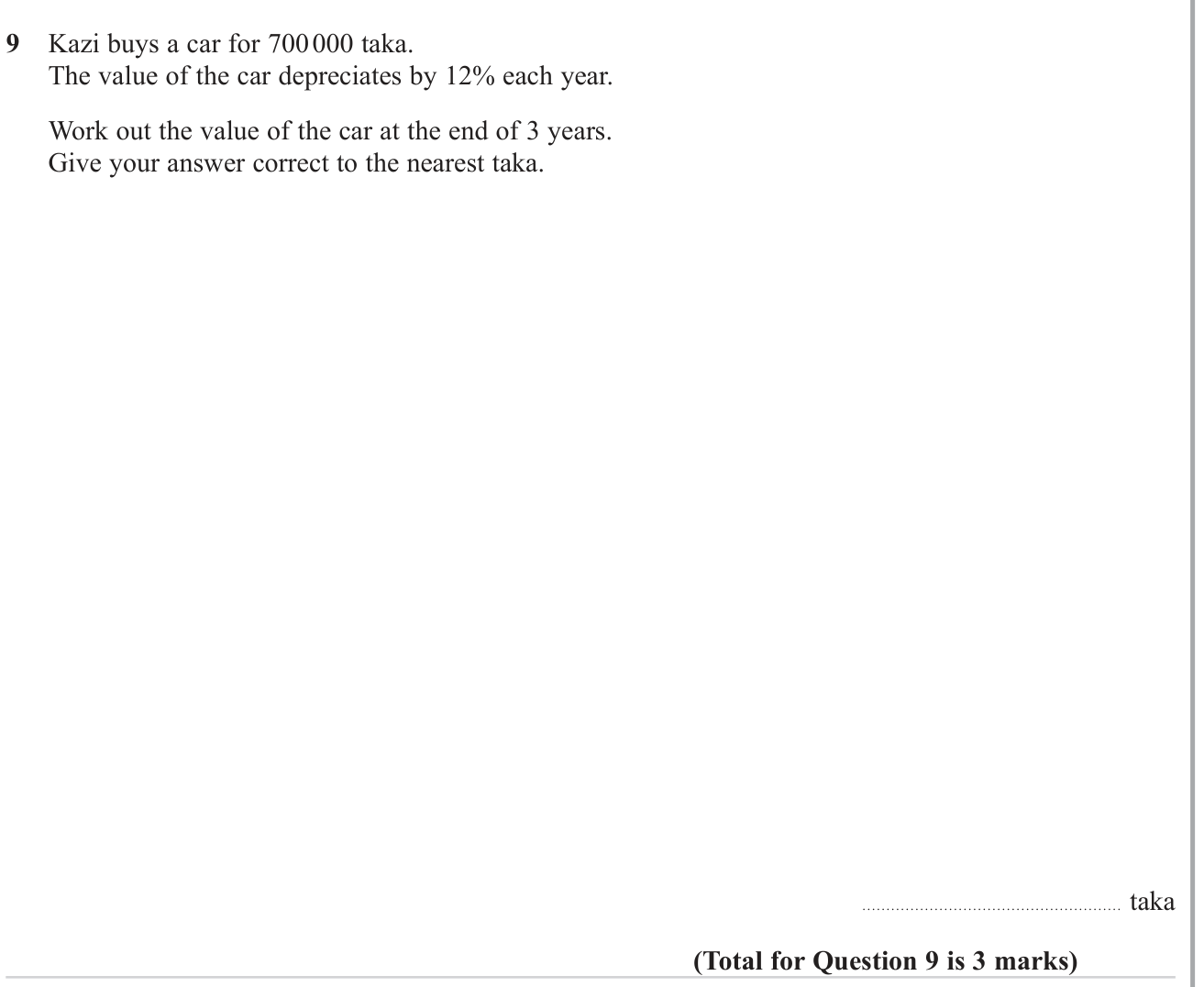 Rearranging formulae and substitution question 8