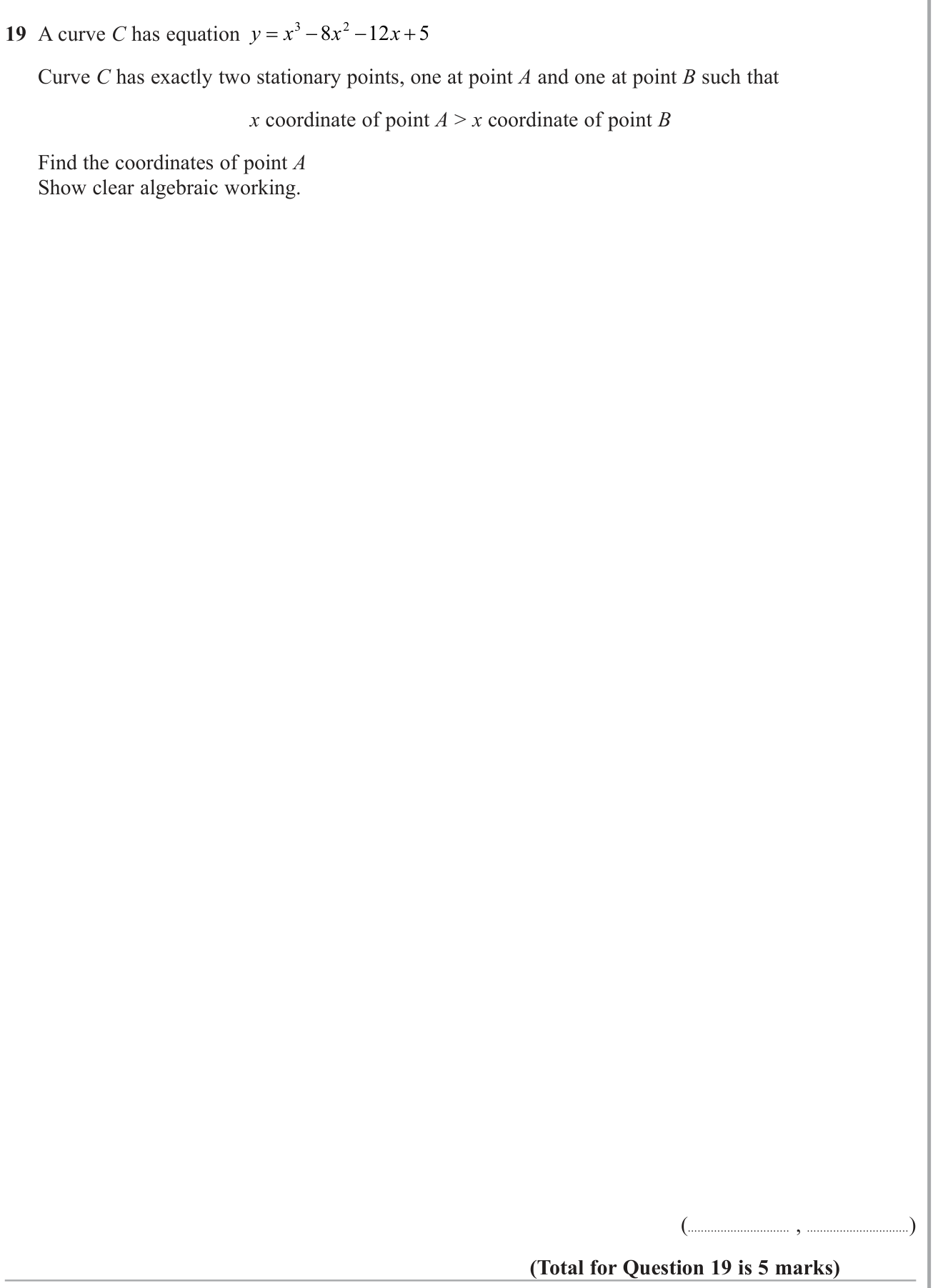 Calculus question 7
