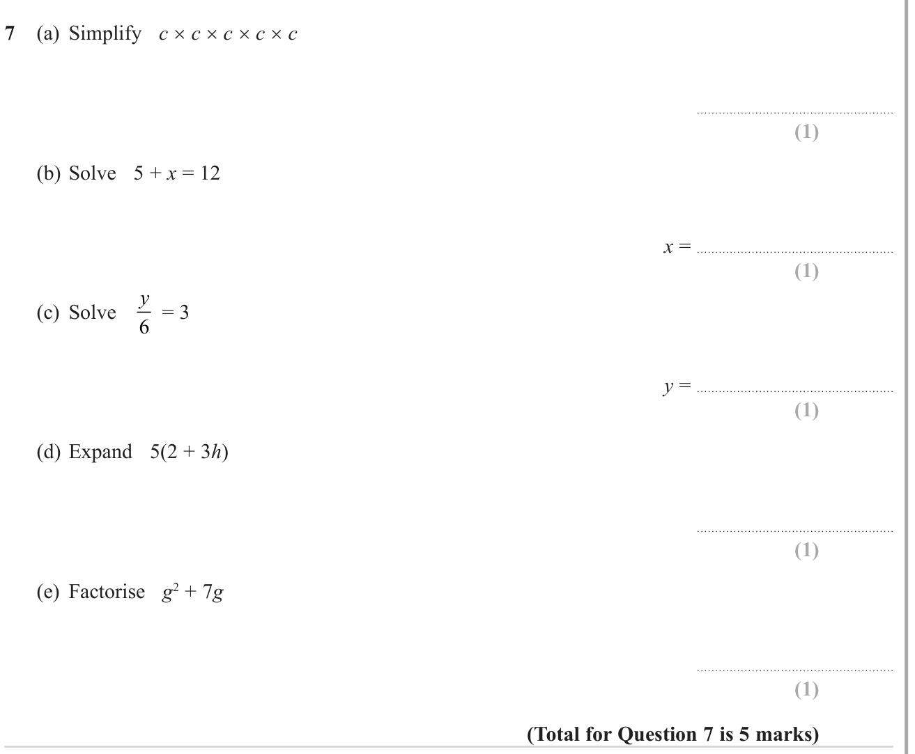 Factorization question 7
