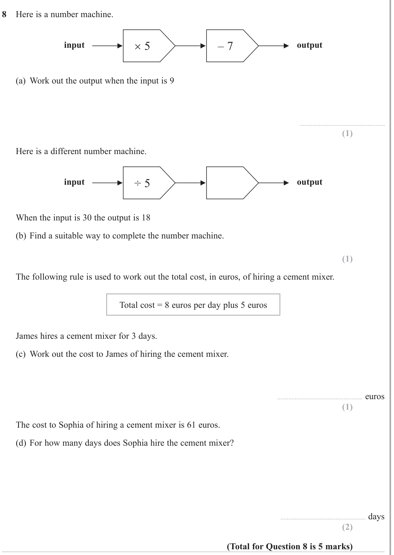 Basic algebra question 6