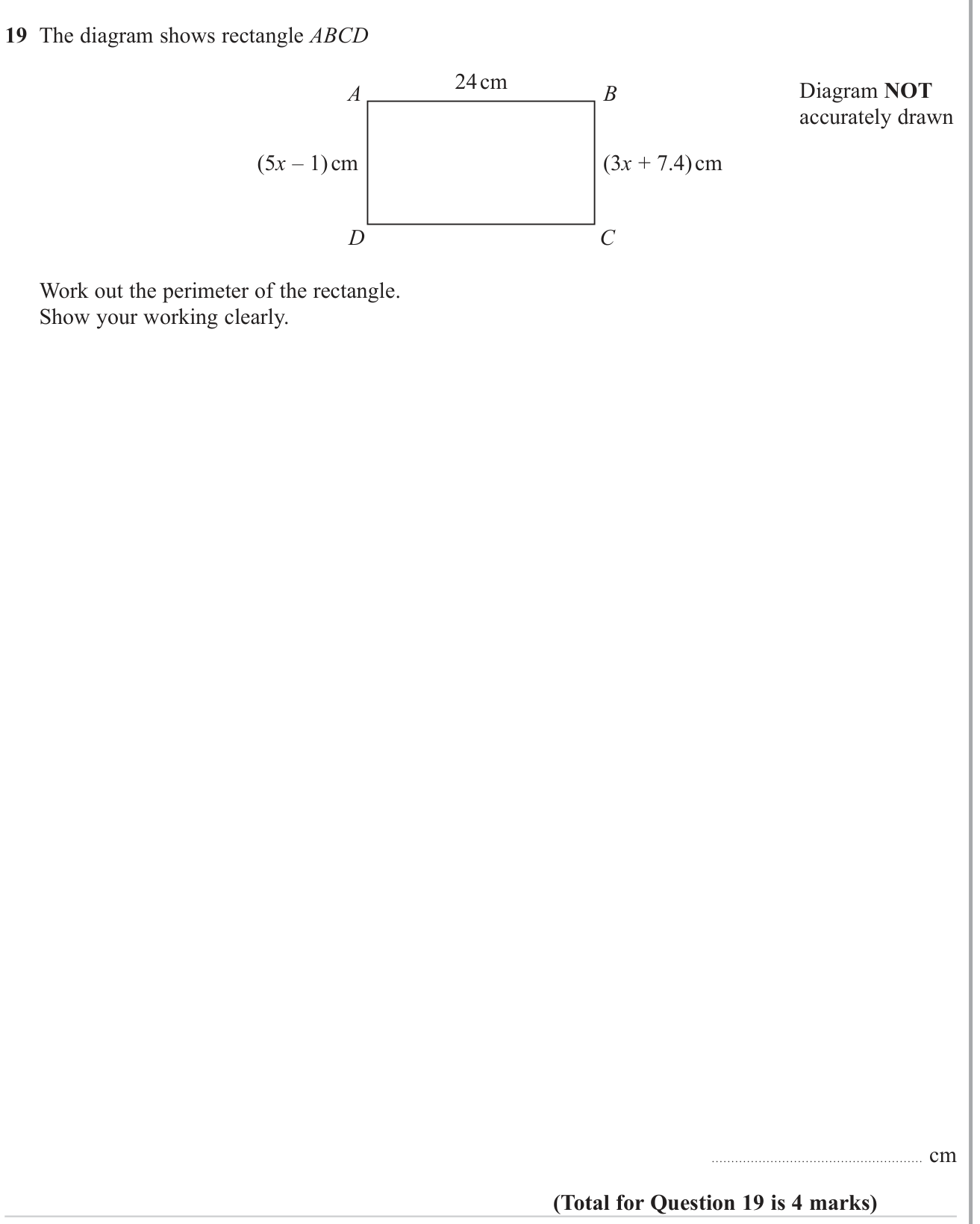 Angles using geometrical properties question 6