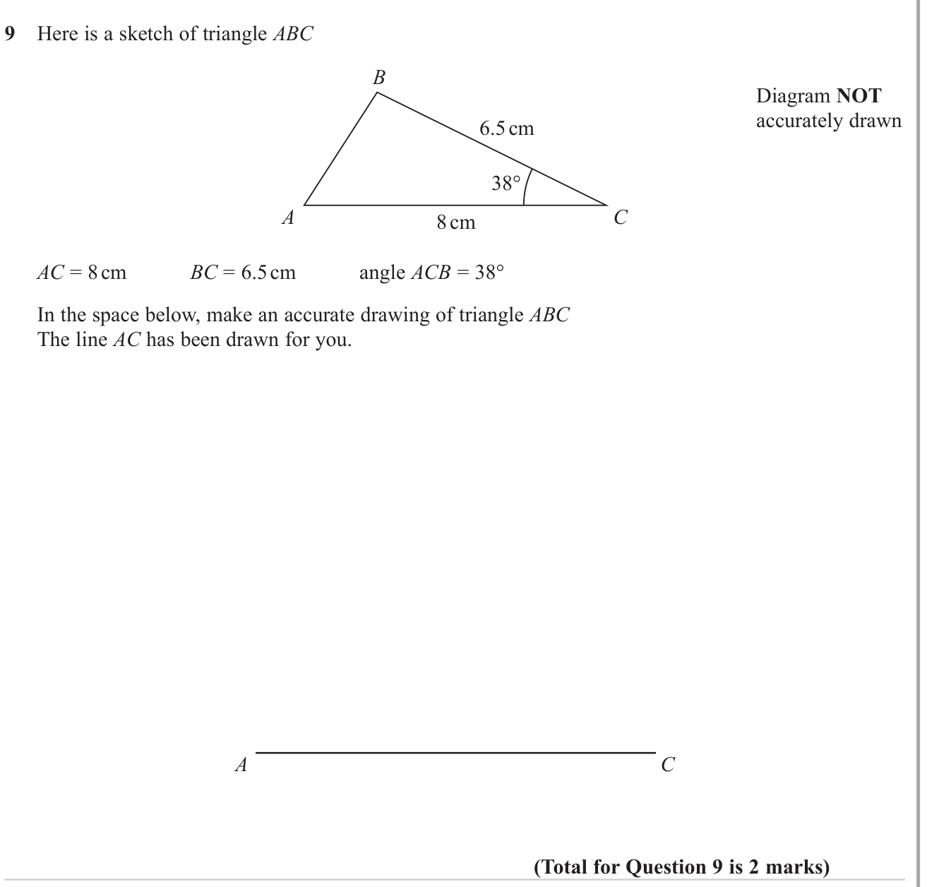 Construction & measurement question 5