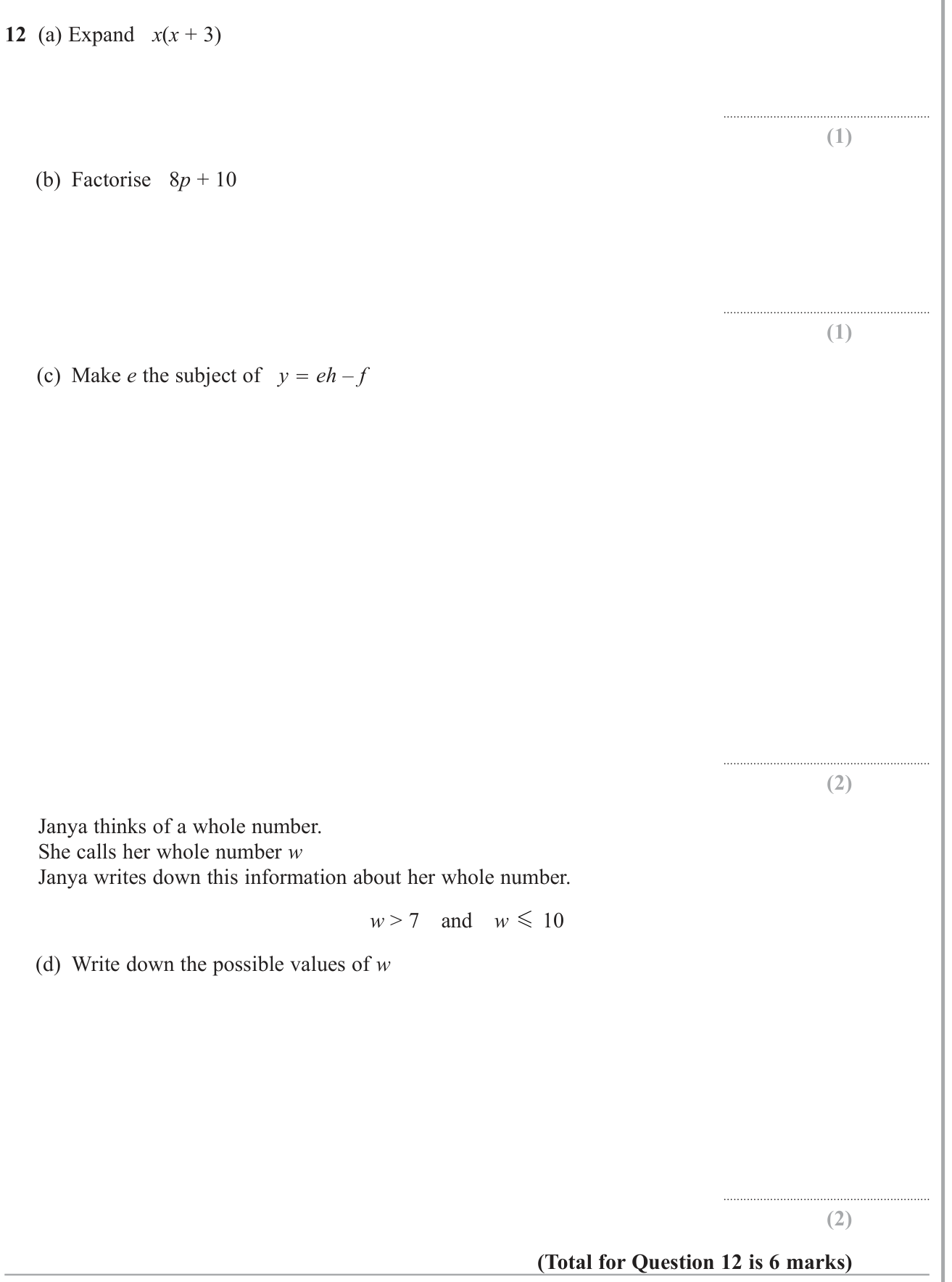 Factorization question 9