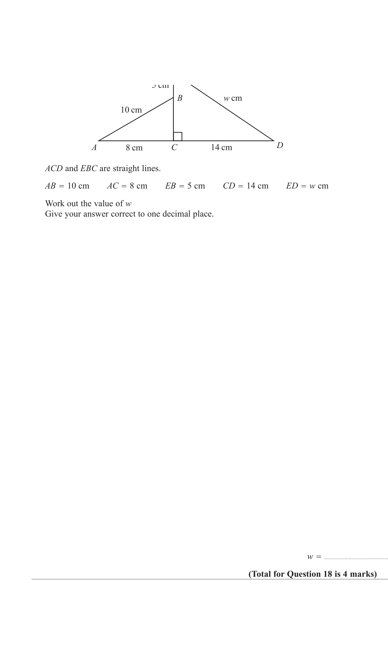Angles using geometrical properties question 9