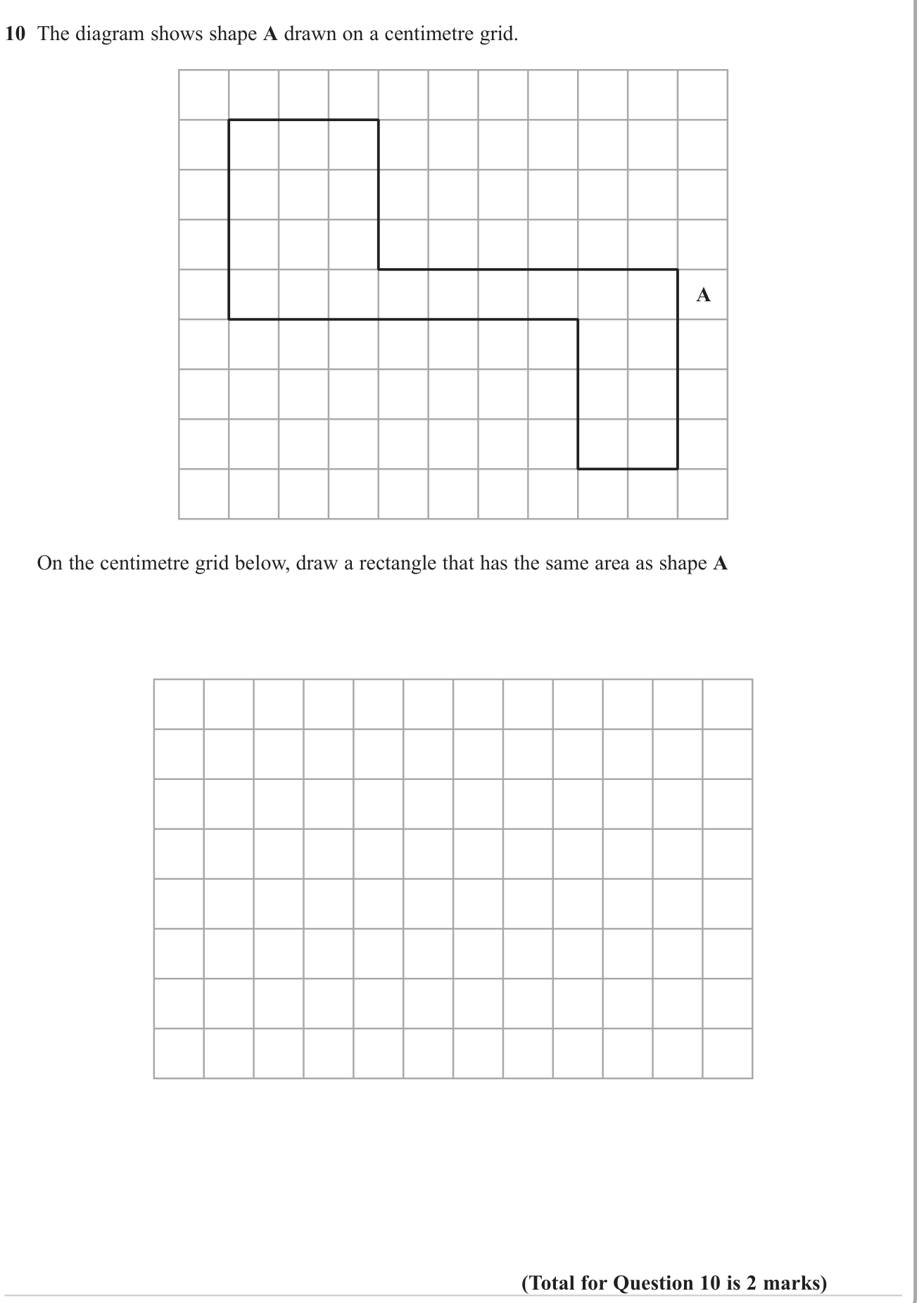 Perimeter and Area question 16