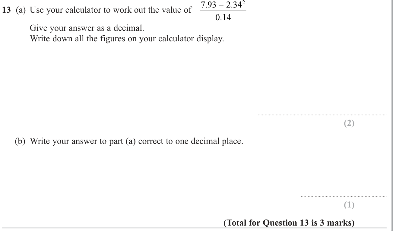 Rounding and Standard Form question 17