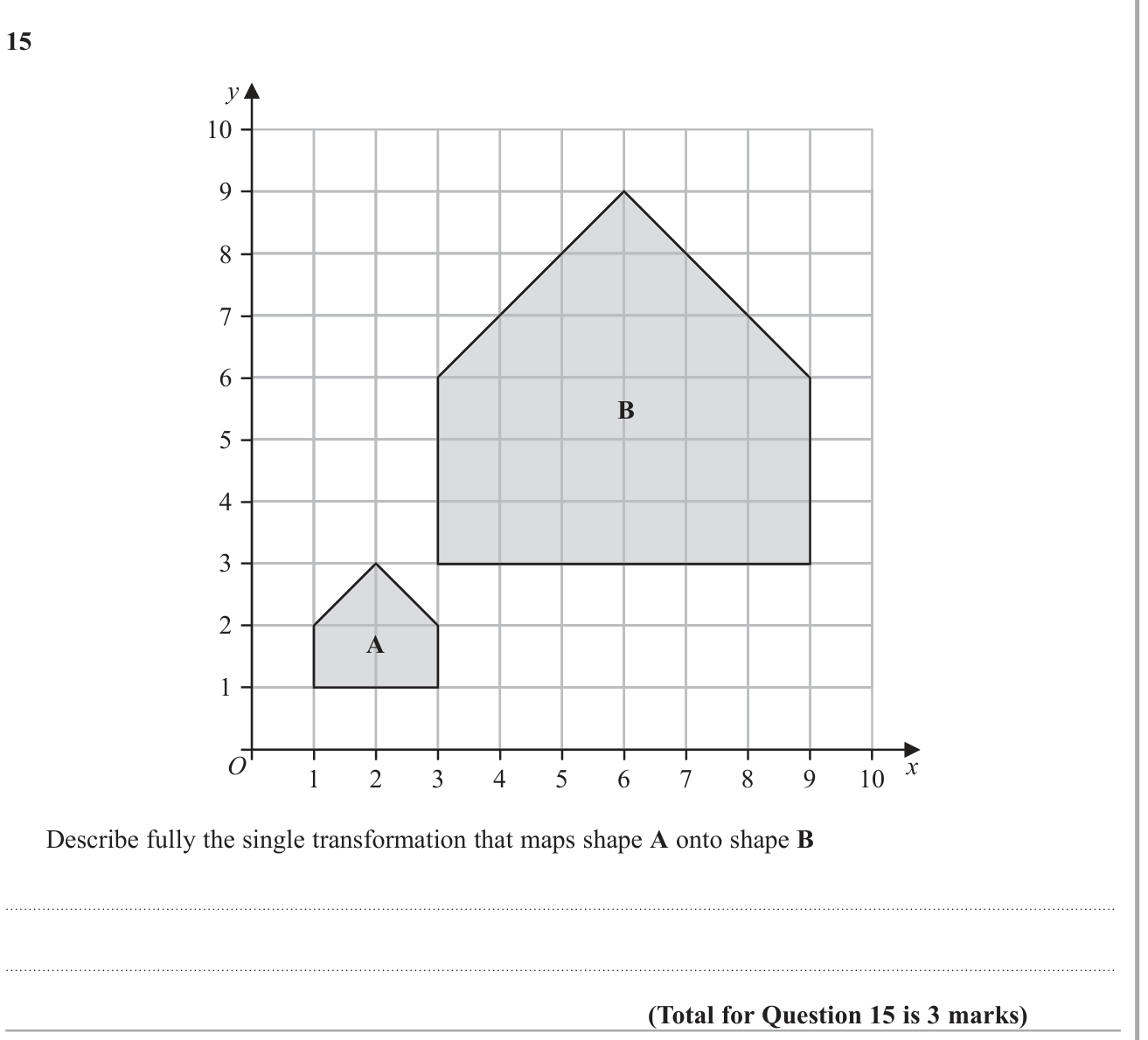 Combined transformations question 6