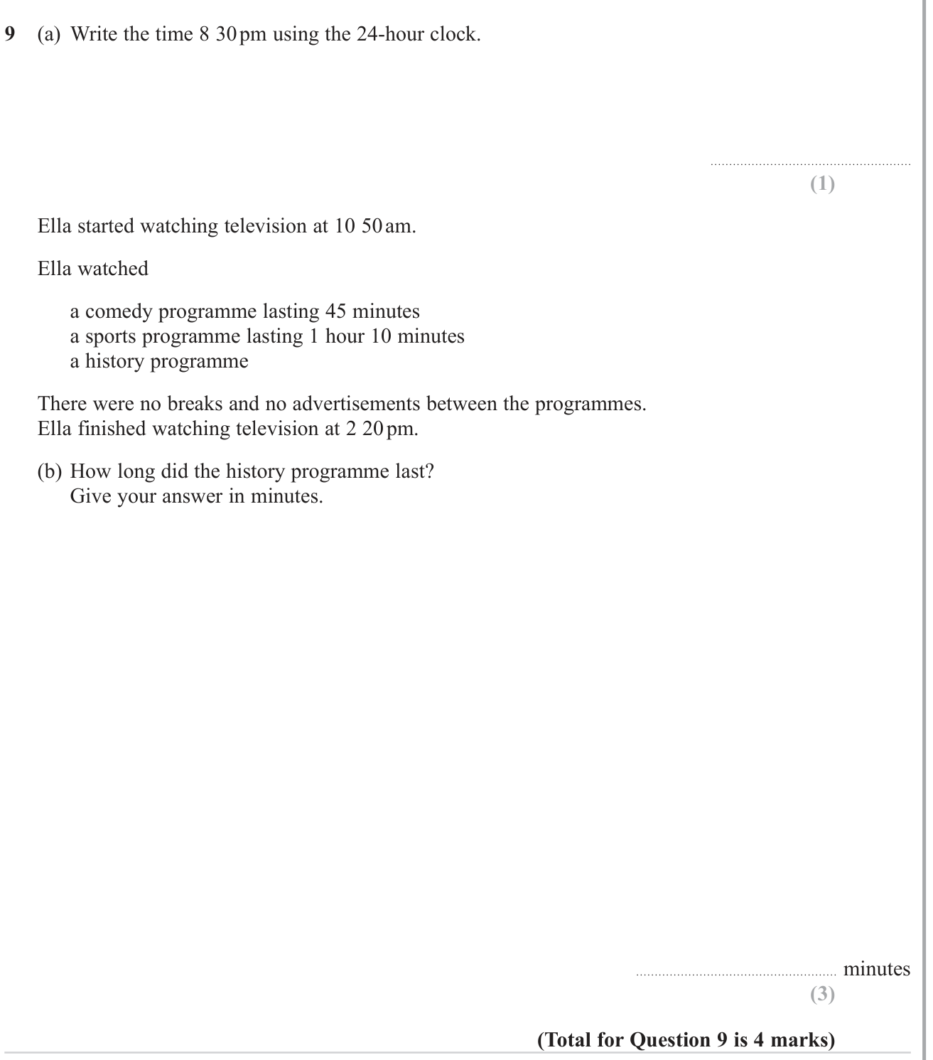 The four rules question 17