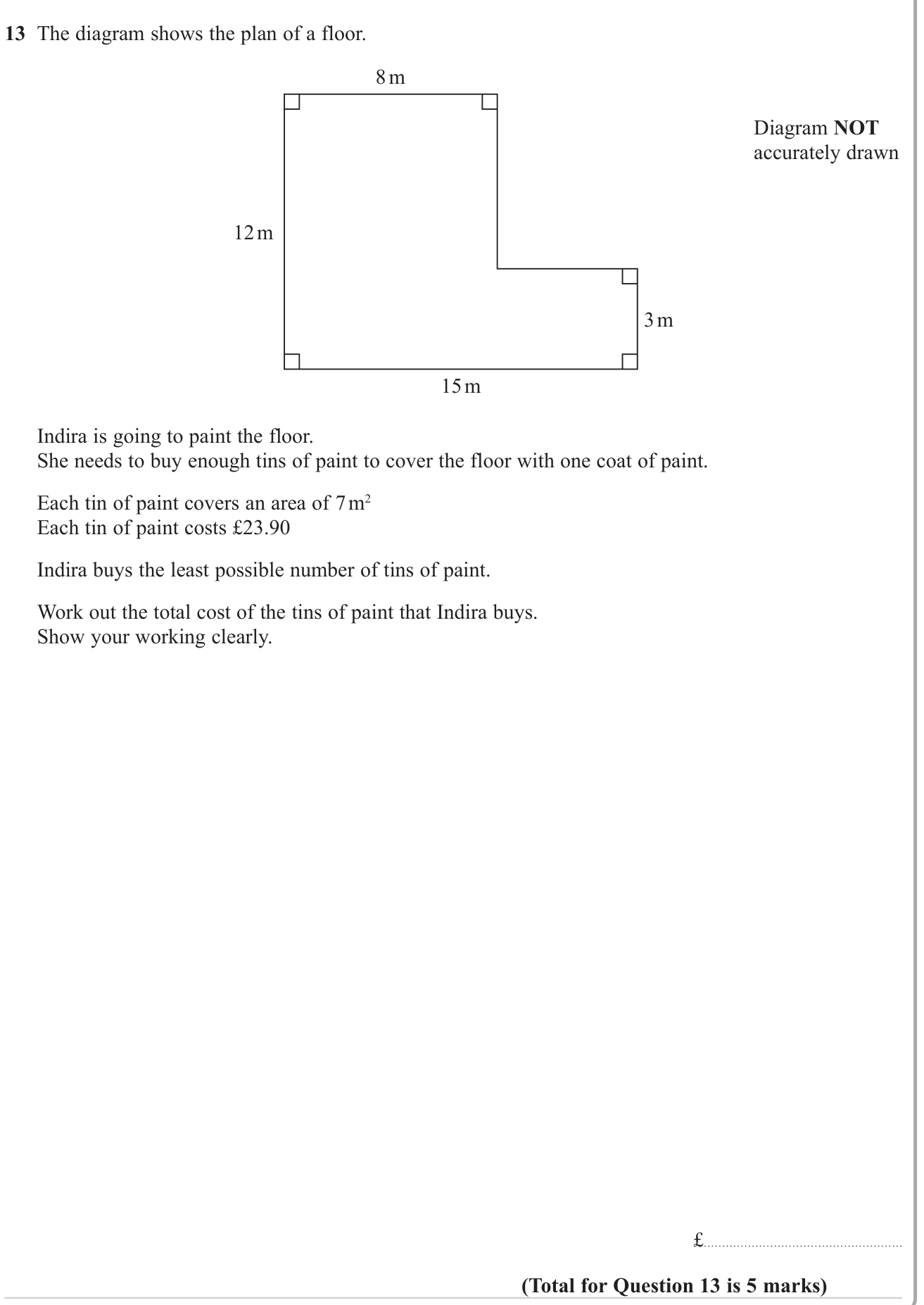 Perimeter and Area question 20