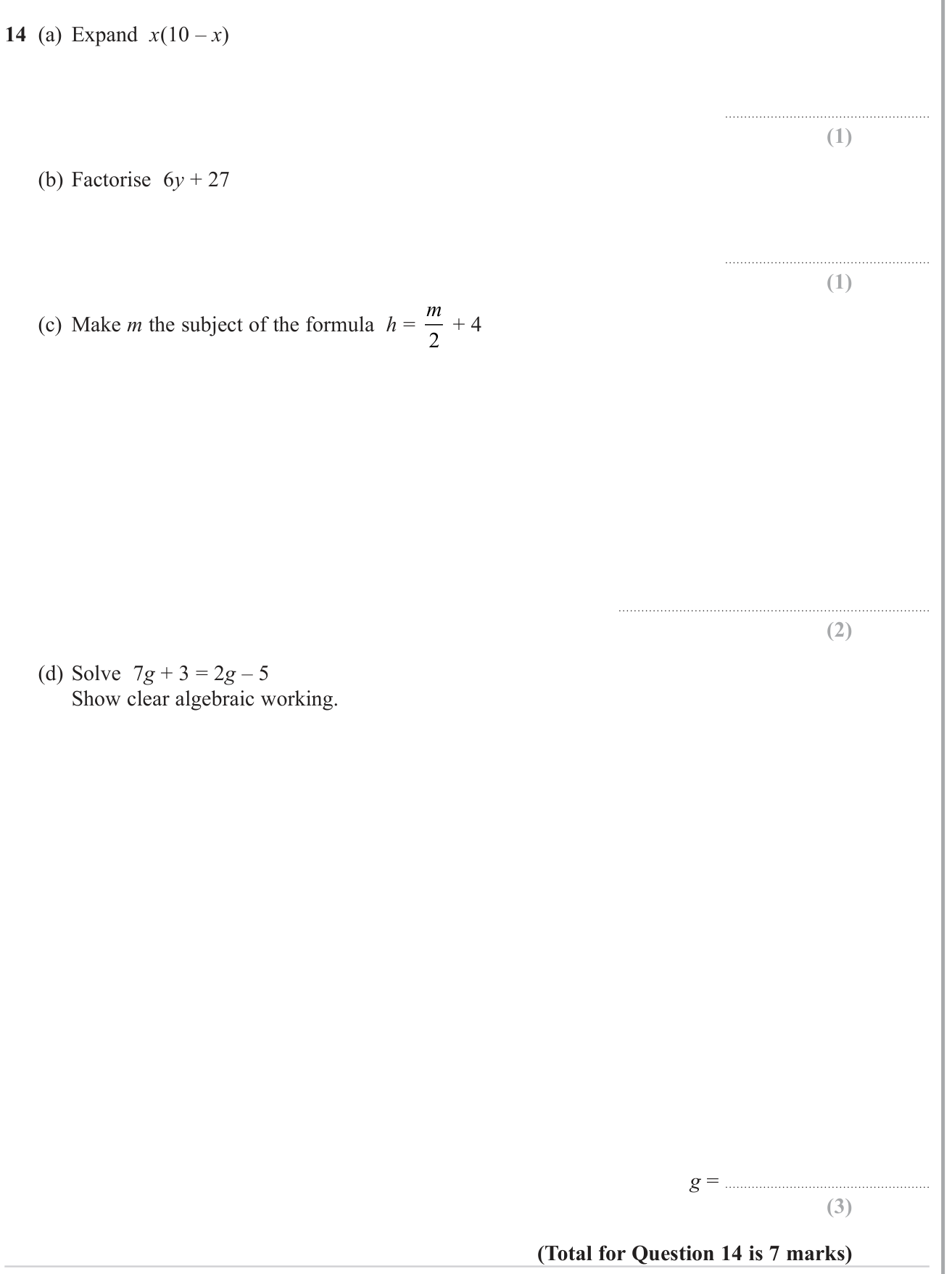 Factorization question 11