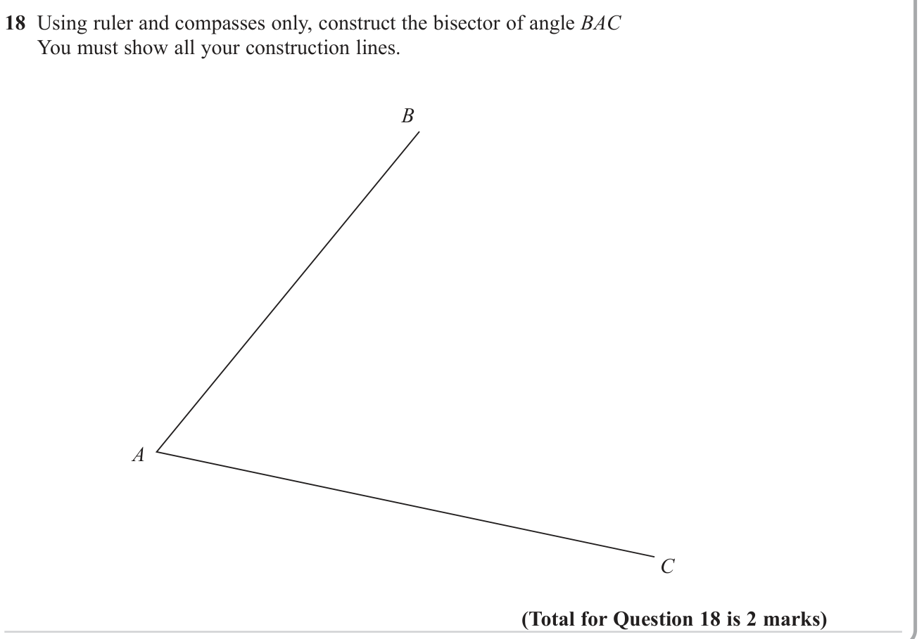 Construction & measurement question 6