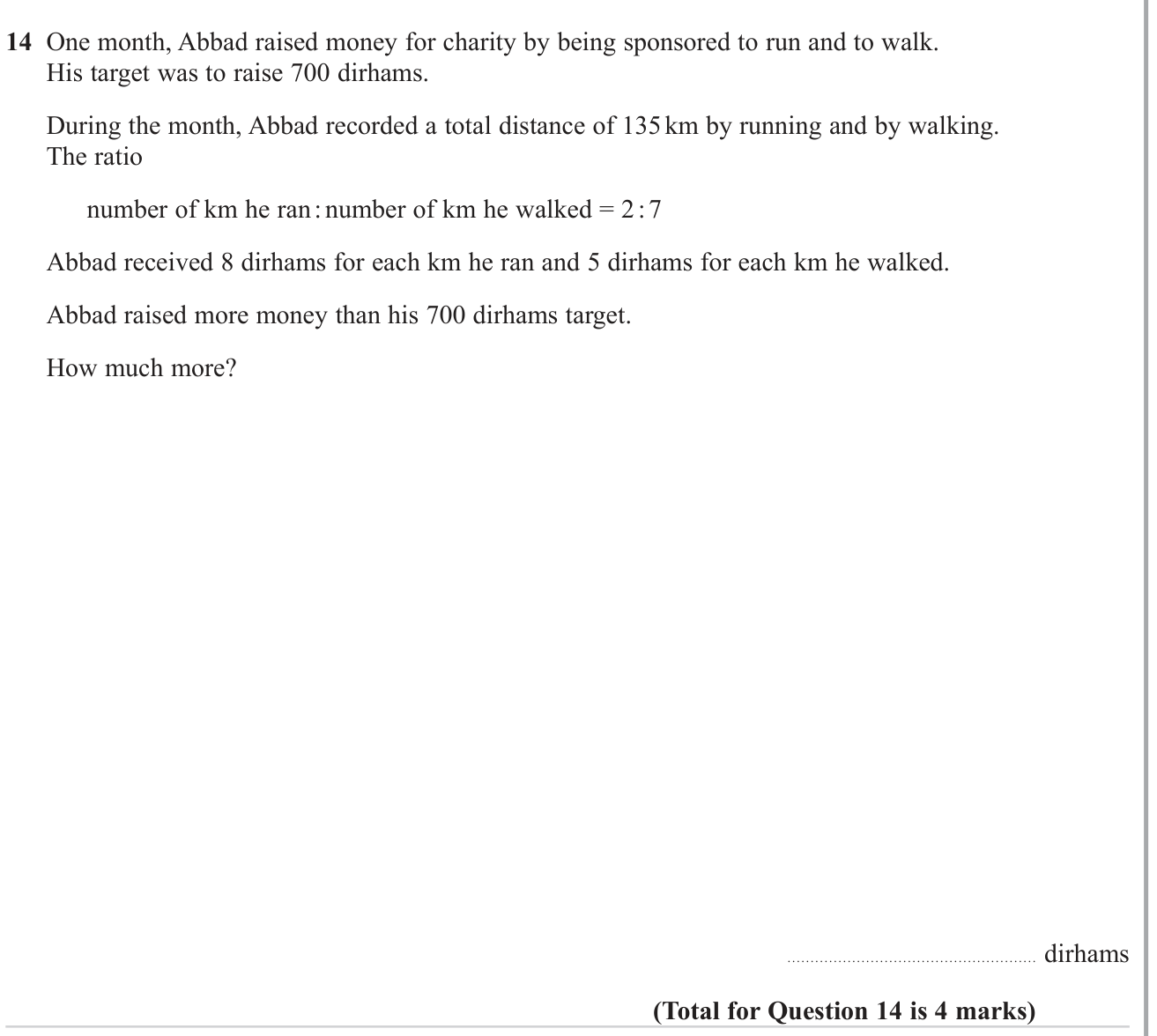 Ratio and proportion question 12