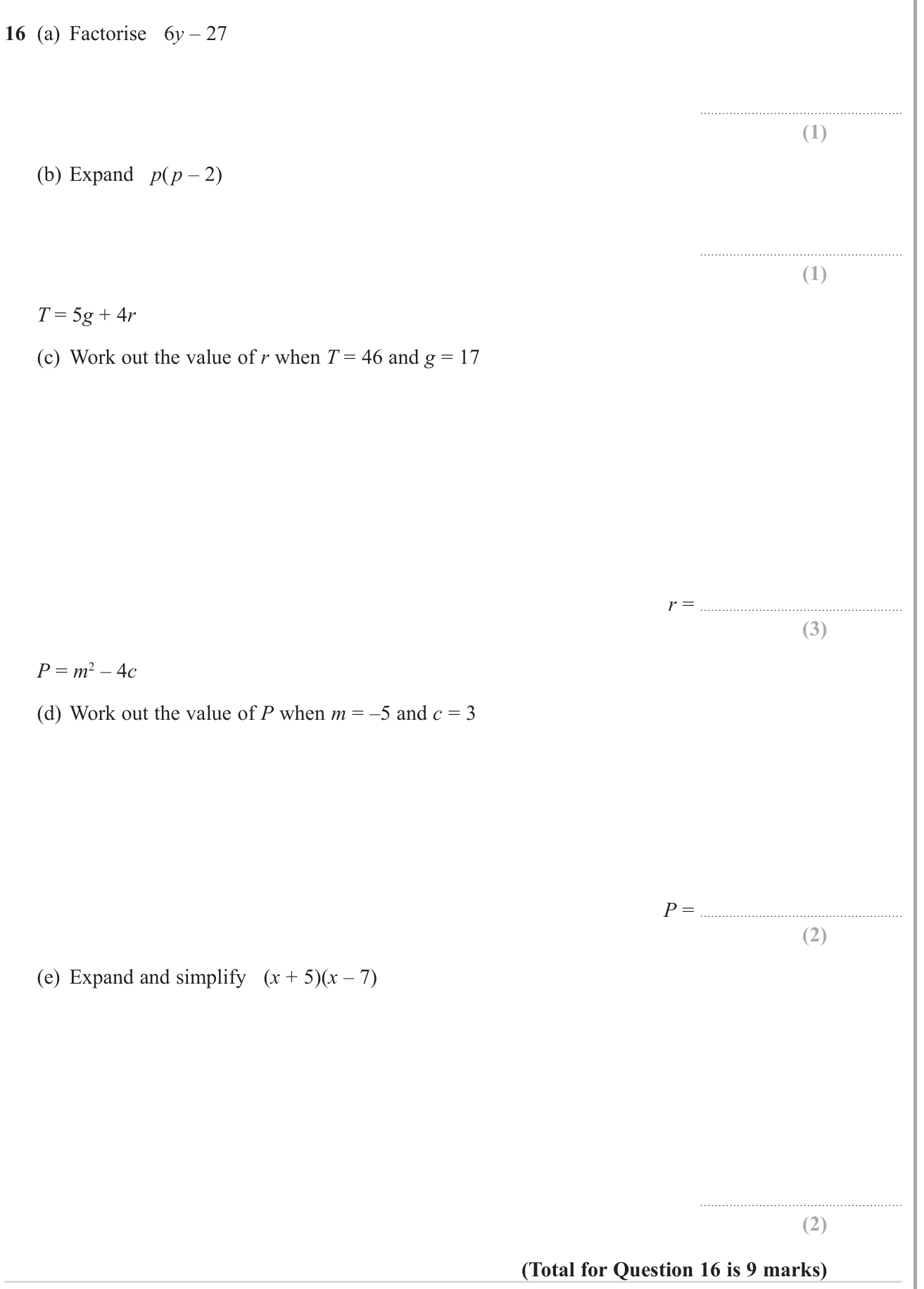 Factorization question 12