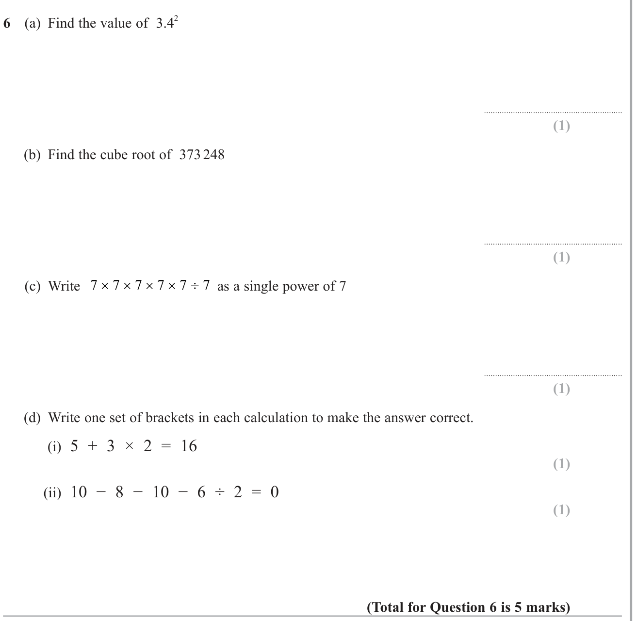Types of numbers question 14