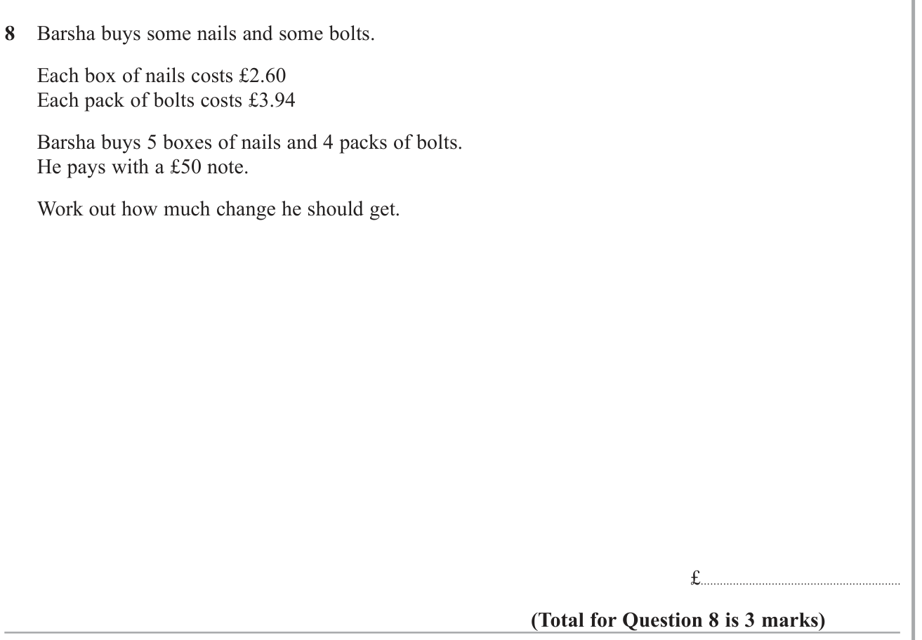The four rules question 22
